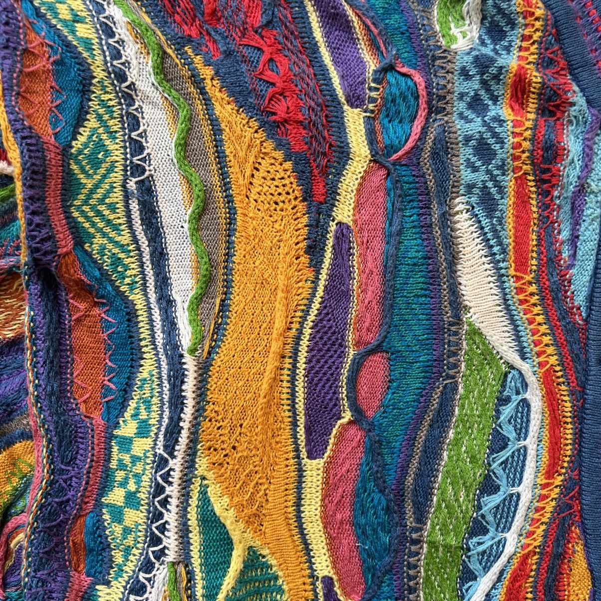 Coogi × Vintage Crazy Vintage Coogi 3D Cable Knit Sweater Size US L / EU 52-54 / 3 - 6 Thumbnail