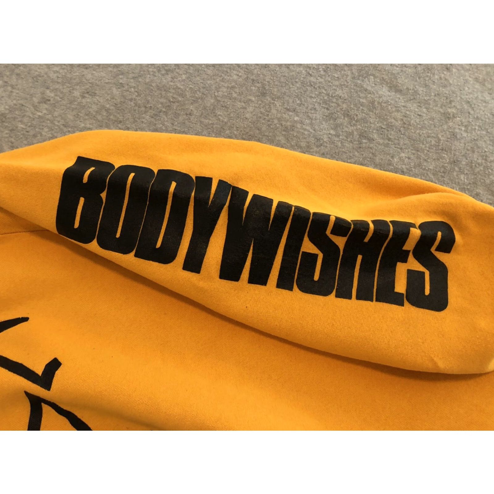 Fruit Of The Loom VINTAGE Fruit of the Loom 90s Rhythm Nation Tour Sweater Mens XL Yellow Cotton Blend Pullover Crew Neck Made in USA Size US XL / EU 56 / 4 - 4 Thumbnail