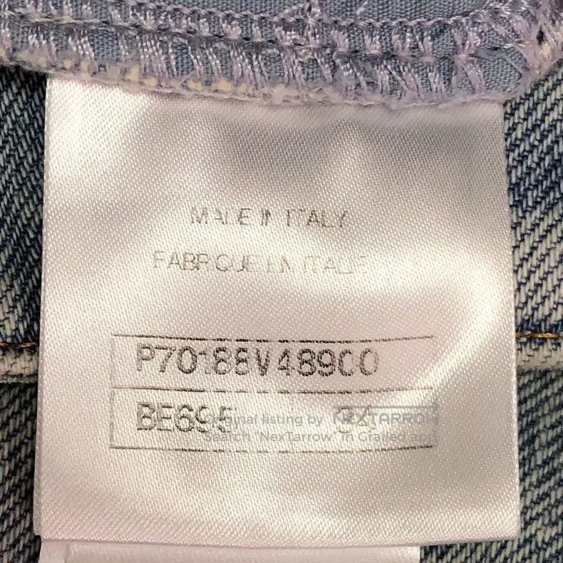 Chanel Chanel Silk stitched denim wide-leg trousers Size 42" / US 20 - 6 Thumbnail