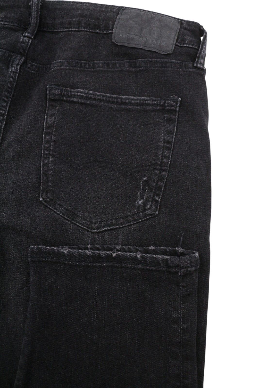 American Eagle Outfitters AIRFLEX+ W34/L30 Black Slim Stretch Jeans 88962 Size US 34 / EU 50 - 5 Thumbnail