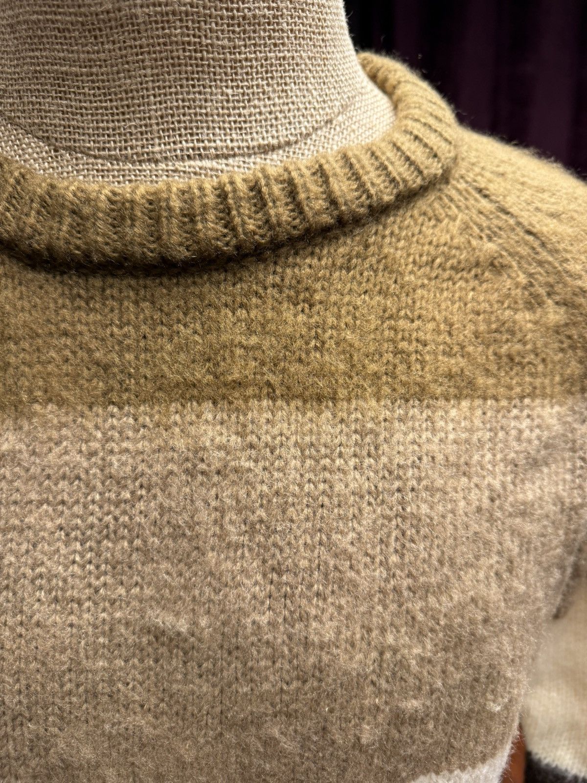 Other CHINSTUDIO Color Block Knit Sweater – Earth Tone Stripes Size M / US 6-8 / IT 42-44 - 3 Thumbnail
