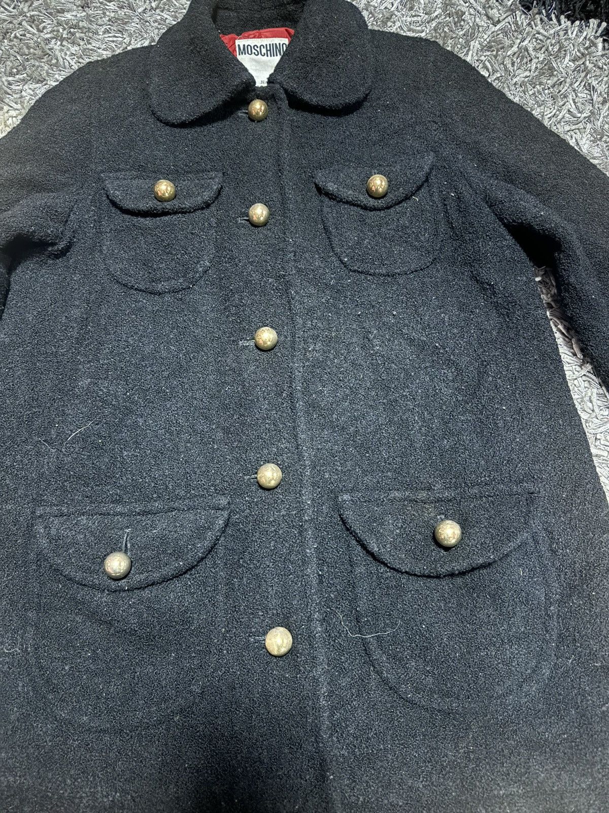 Moschino VINTAGE MOSCHINO JEANS JACKET WOOL JAPAN Size M / US 6-8 / IT 42-44 - 3 Thumbnail