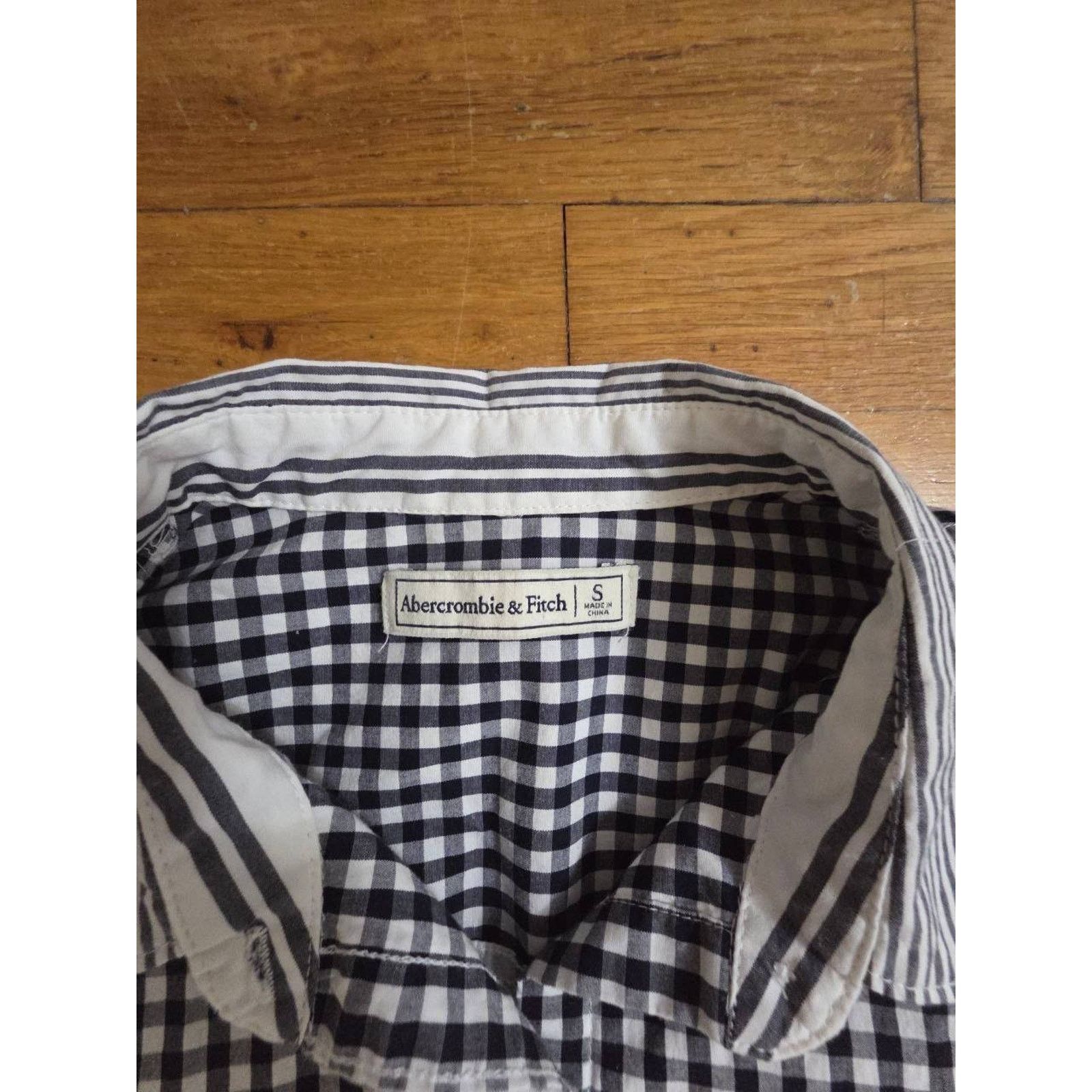 Abercrombie & Fitch Abercrombie Gingham Striped Long sleeve S A001122 Size S / US 4 / IT 40 - 4 Thumbnail