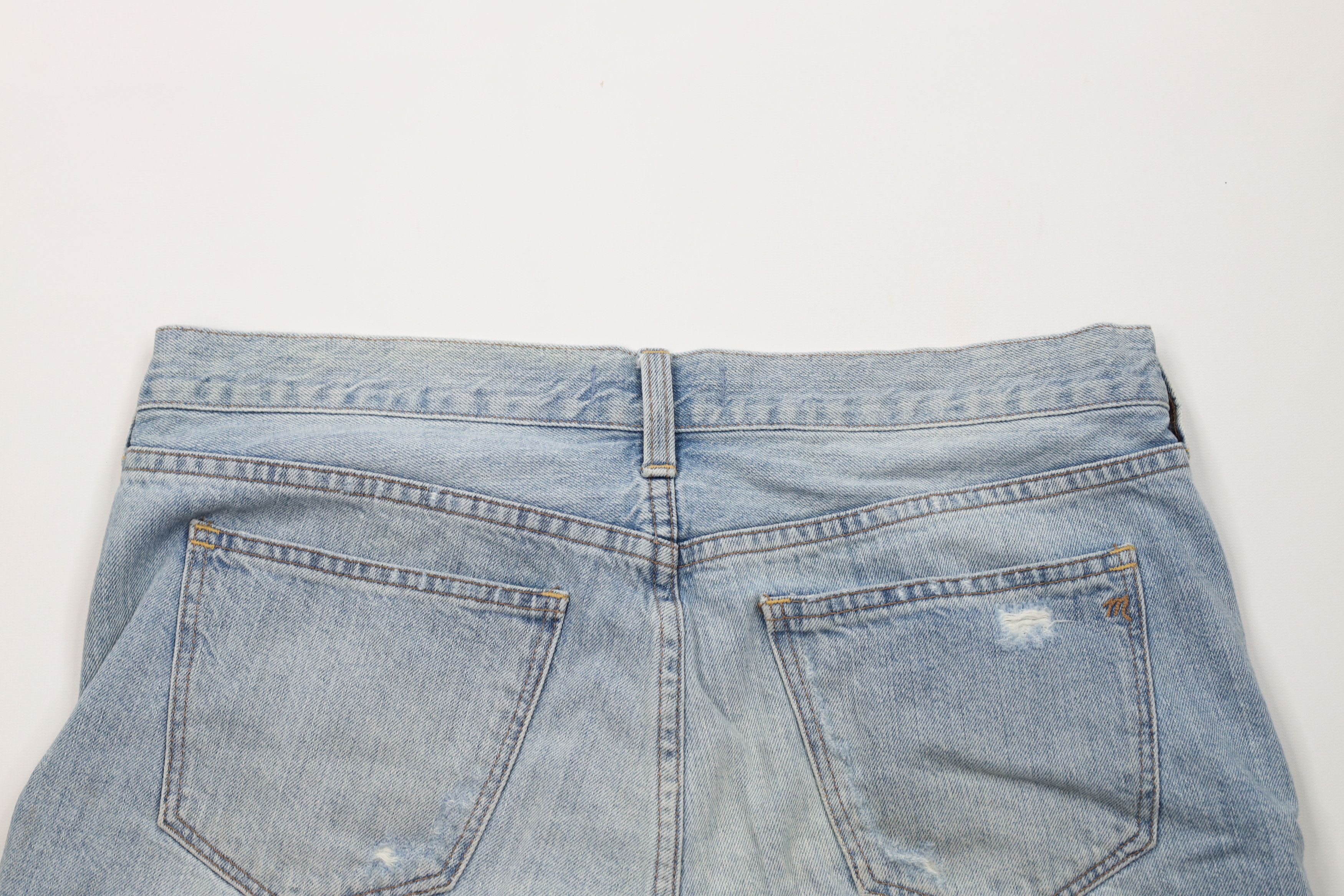 Madewell Madewell Button Fly Denim Jean Shorts Blue Cotton Size 29" - 9 Thumbnail