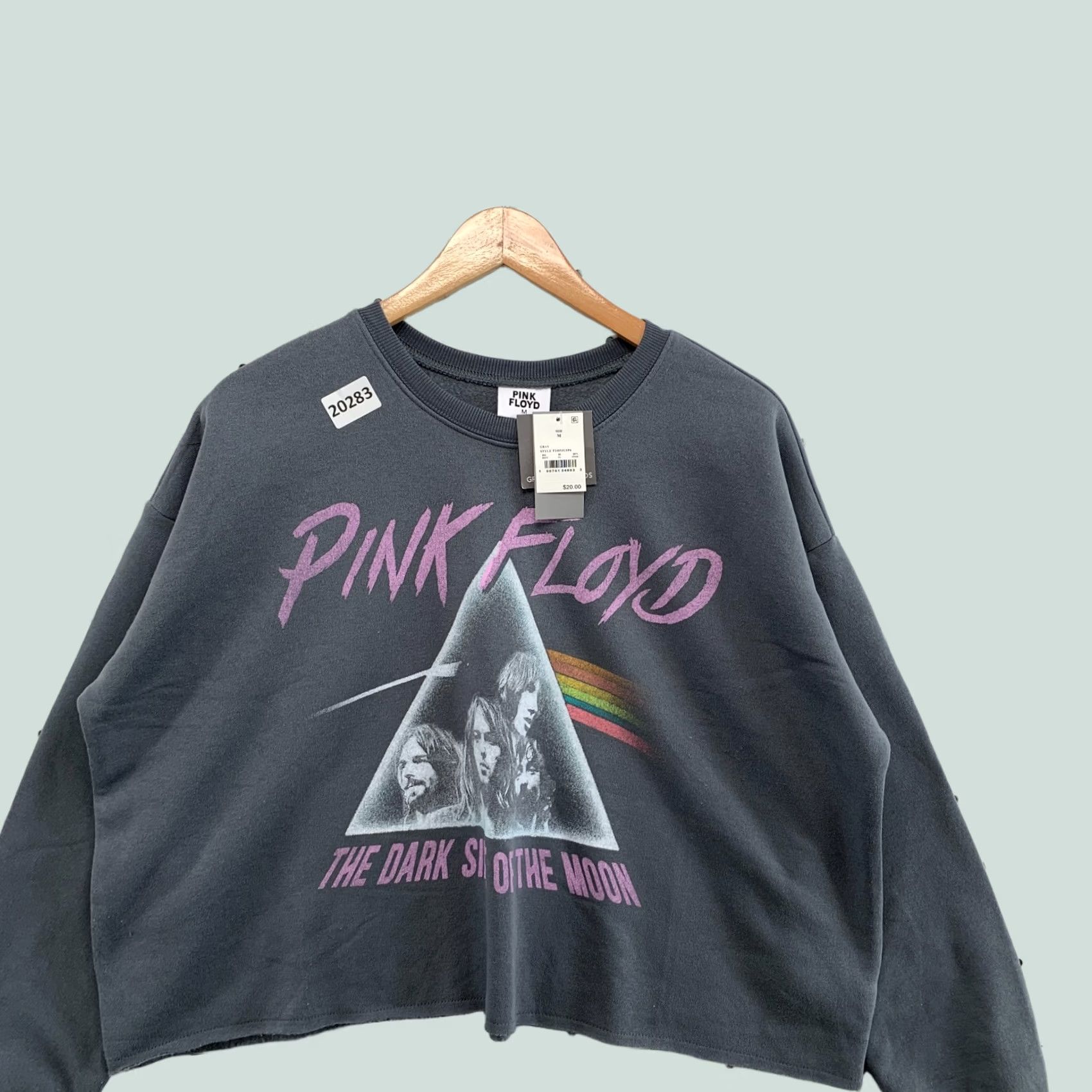 Vintage Pink Floyd Sweatshirt Gray Crewneck Pullover Womens M 27x22 NWT Size M / US 6-8 / IT 42-44 - 1 Thumbnail