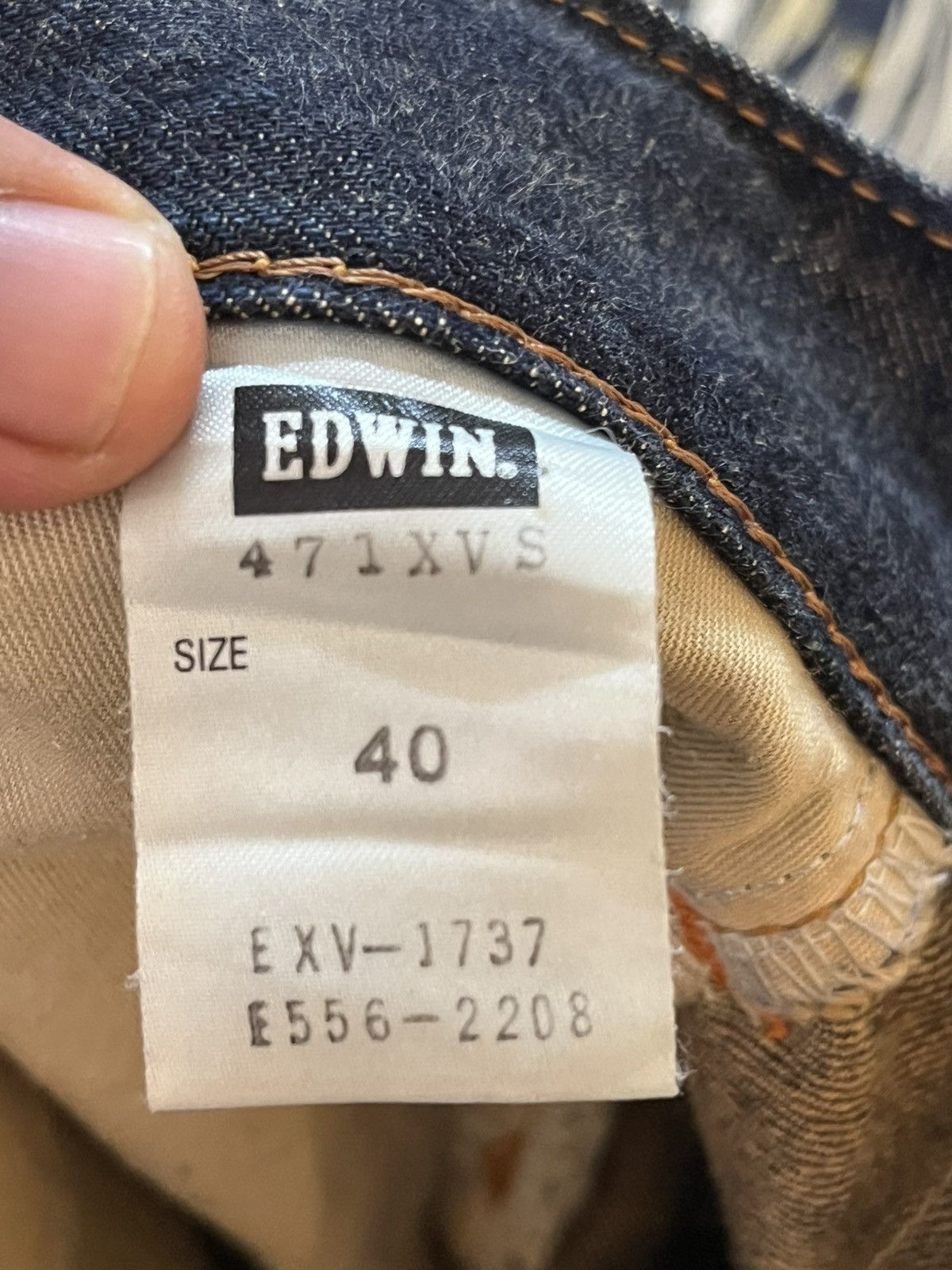 Edwin Vintage Edwin XV Baggy Mudwash Whiskers Denim Size US 42 / EU 58 - 11 Thumbnail