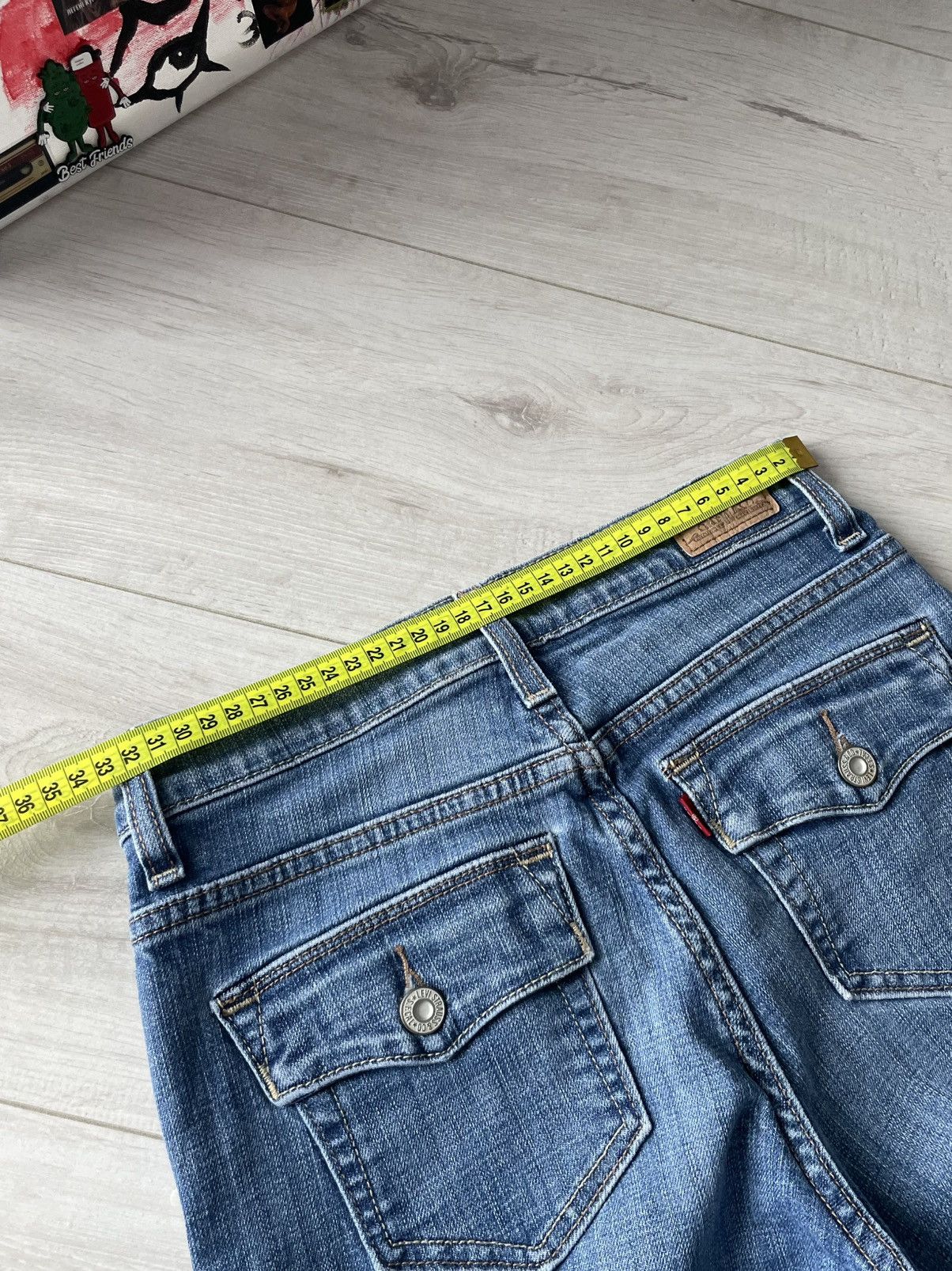Levi's Vintage Levi's 512 Boot Cut Denim Jeans Y2K Blue Washed Size 25" / US 0 / IT 36 - 14 Thumbnail