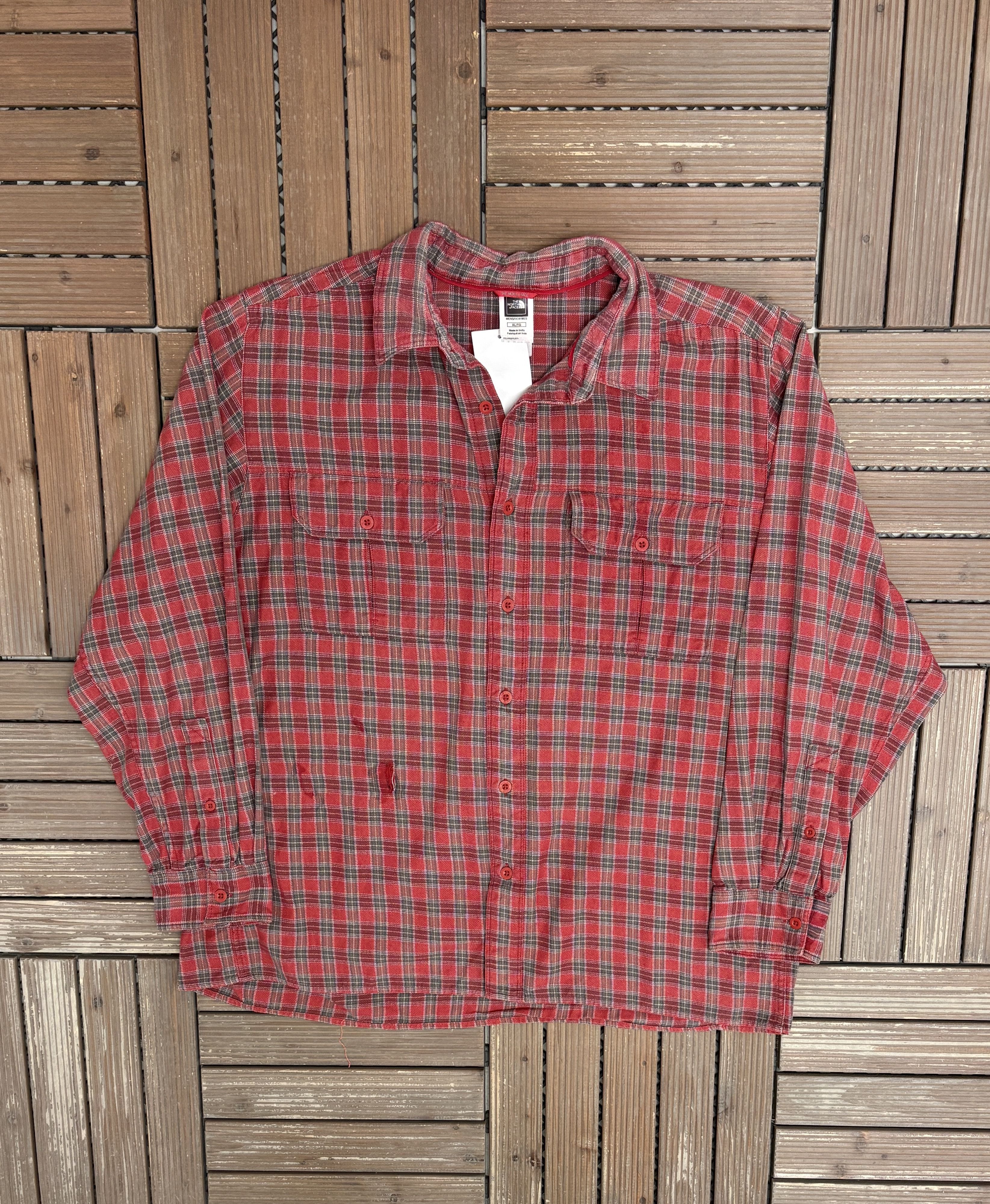 The North Face The North Face Plaid Flannel Vintage Shirt Size US XL / EU 56 / 4 - 1 Thumbnail