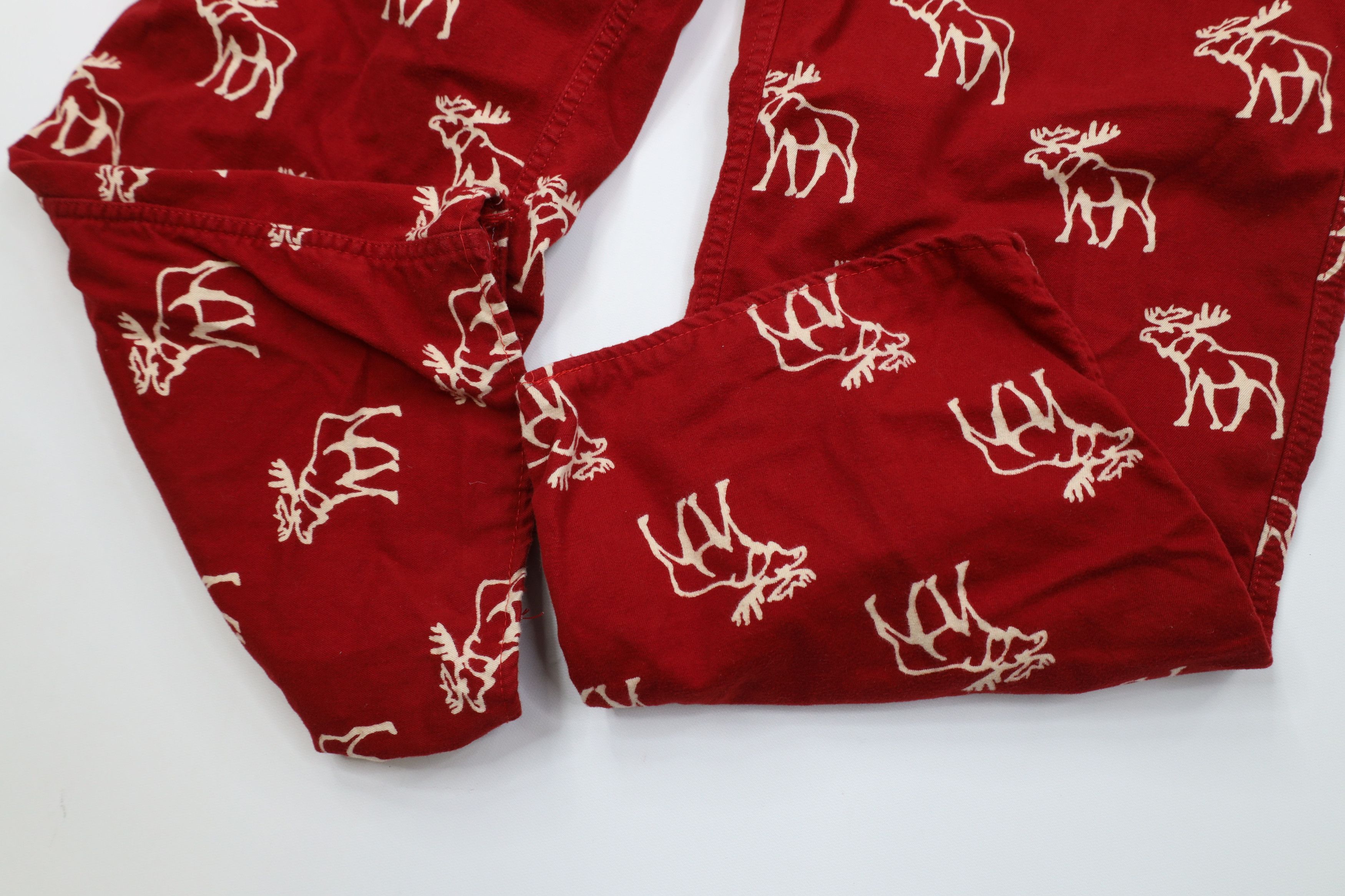 Abercrombie & Fitch Vintage Y2K Abercrombie & Fitch Moose Flannel Wide Leg Pants Size US 34 / EU 50 - 6 Thumbnail