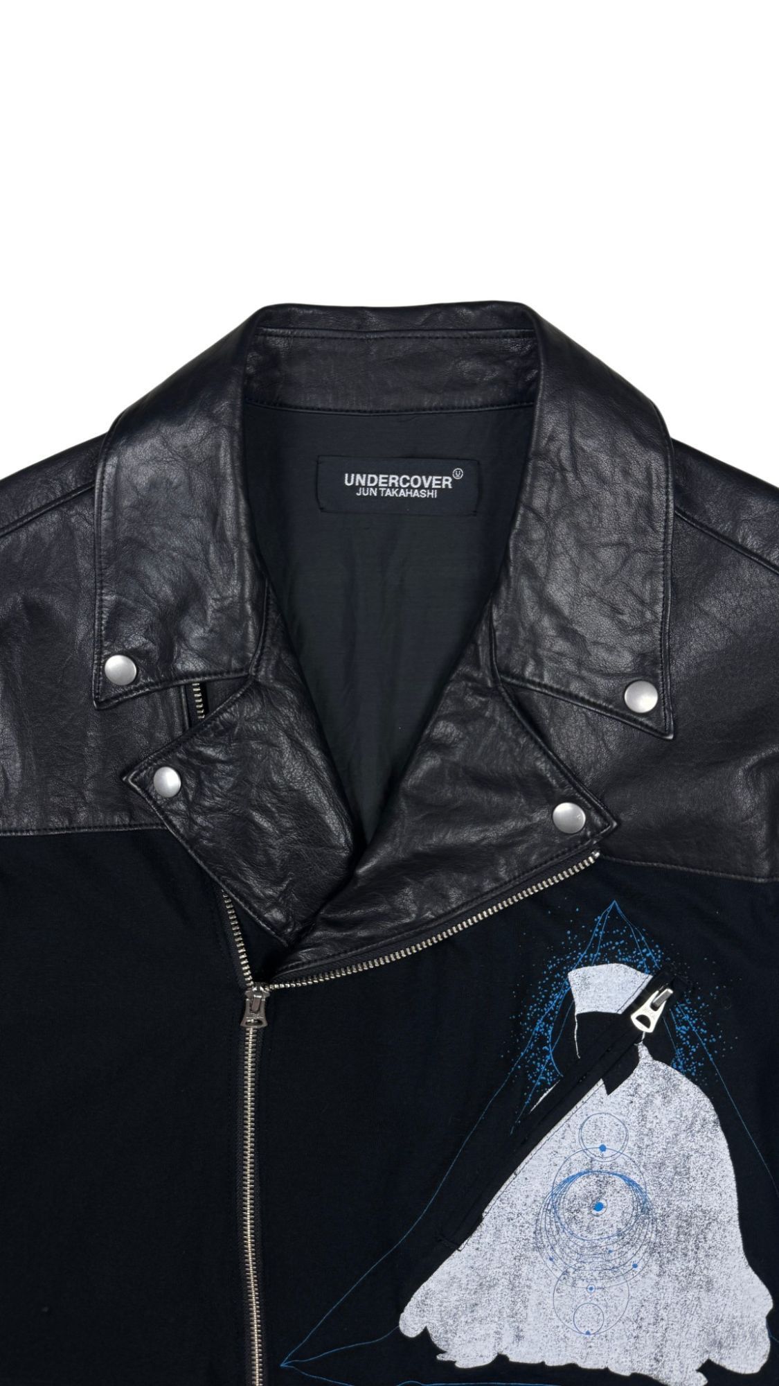 Undercover ♚ Undercover Hybrid Leather Jacket ♚ Size US XL / EU 56 / 4 - 2 Thumbnail