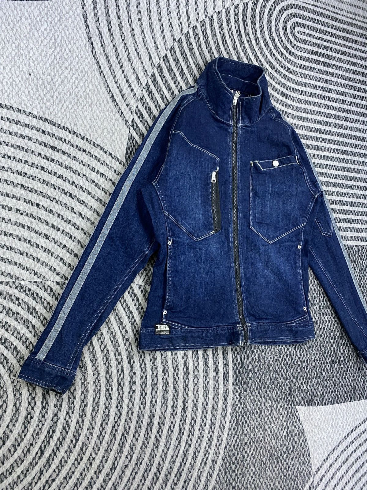 Japanese Brand Vintage Tora Workwear Stretch Longsleeve Denim Jacket Size US M / EU 48-50 / 2 - 4 Thumbnail