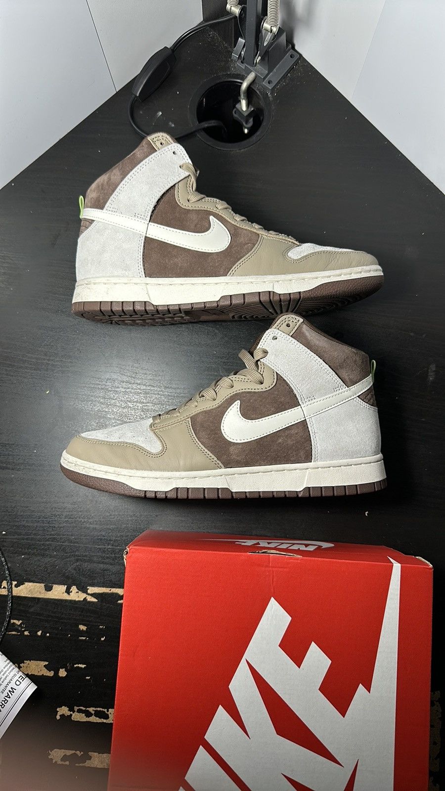 Nike Nike Dunk Hi Light Chocolate Size US 9 / EU 42 - 5 Thumbnail