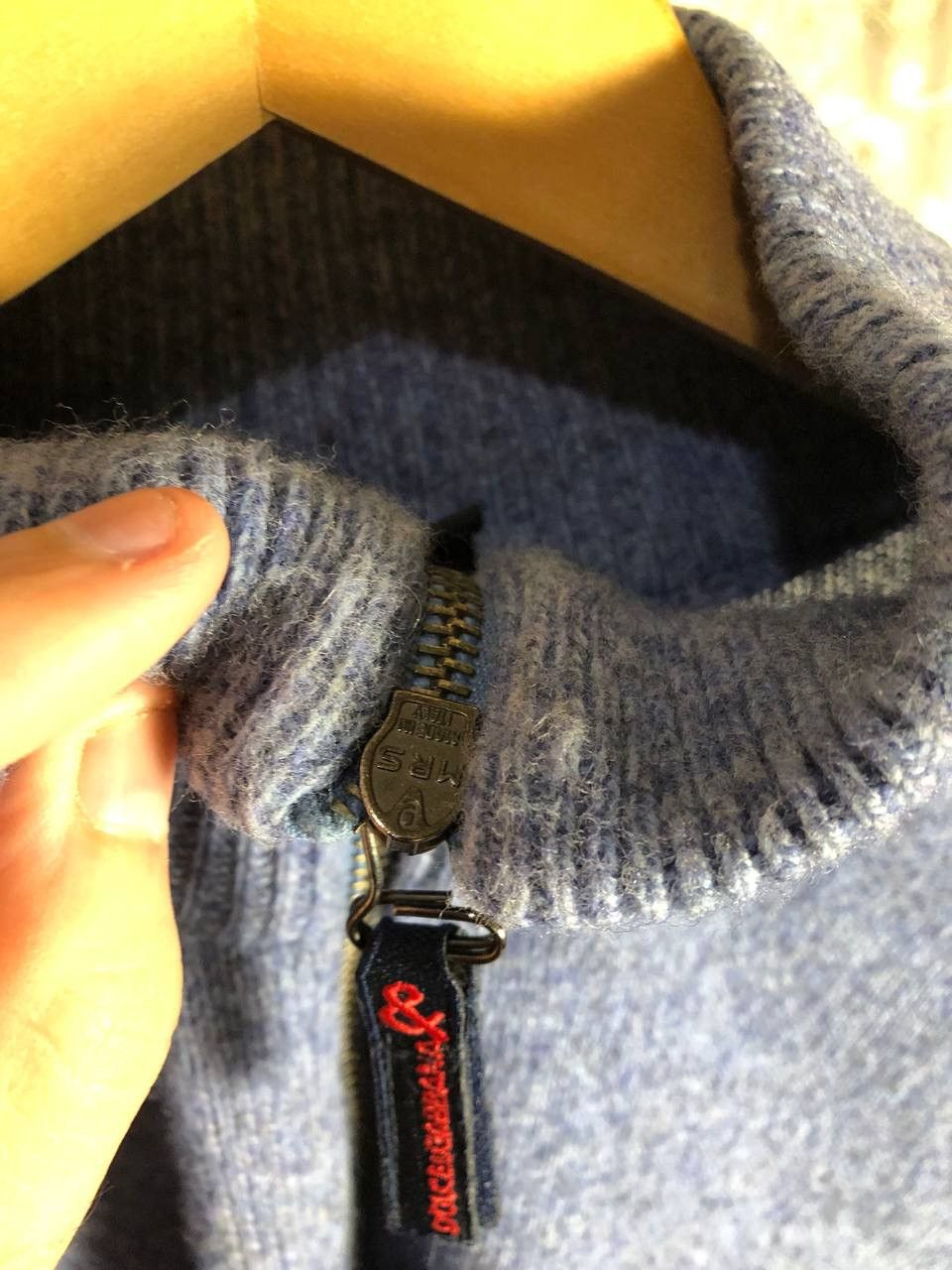 Dolce & Gabbana × Vintage VERY RARE DOLCE & GABBANA ZIP SWEATER WOOL ITALIAN DESIGNER Size US L / EU 52-54 / 3 - 8 Thumbnail