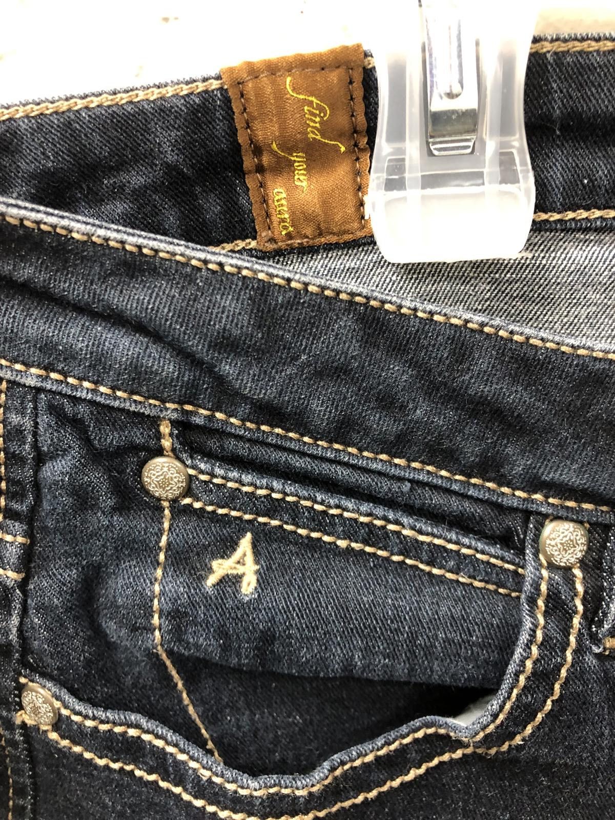 AKOO Stylish Aiko Women's Denim Jeans - Dark Wash Size 28" / US 6 / IT 42 - 2 Thumbnail
