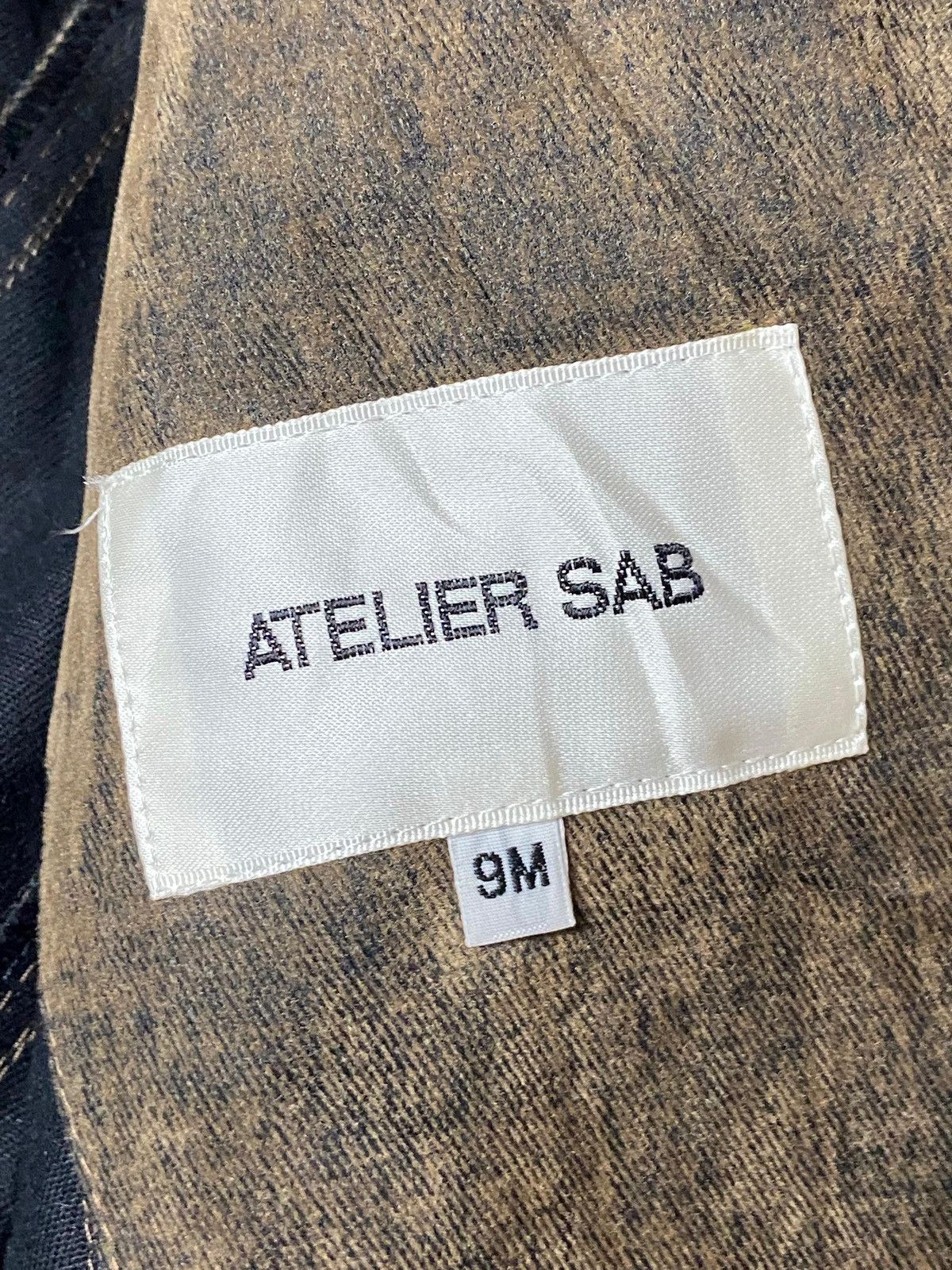 Japanese Brand Atelier Sab Crop Riders Jacket (147) Size US XXS / EU 40 - 6 Thumbnail