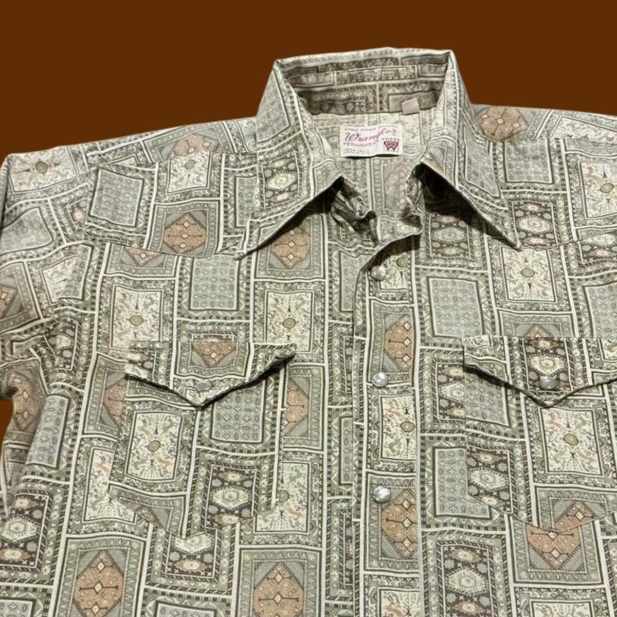 Wrangler Vintage Wrangler Pearl Snap Western Shirt Size US M / EU 48-50 / 2 - 5 Thumbnail