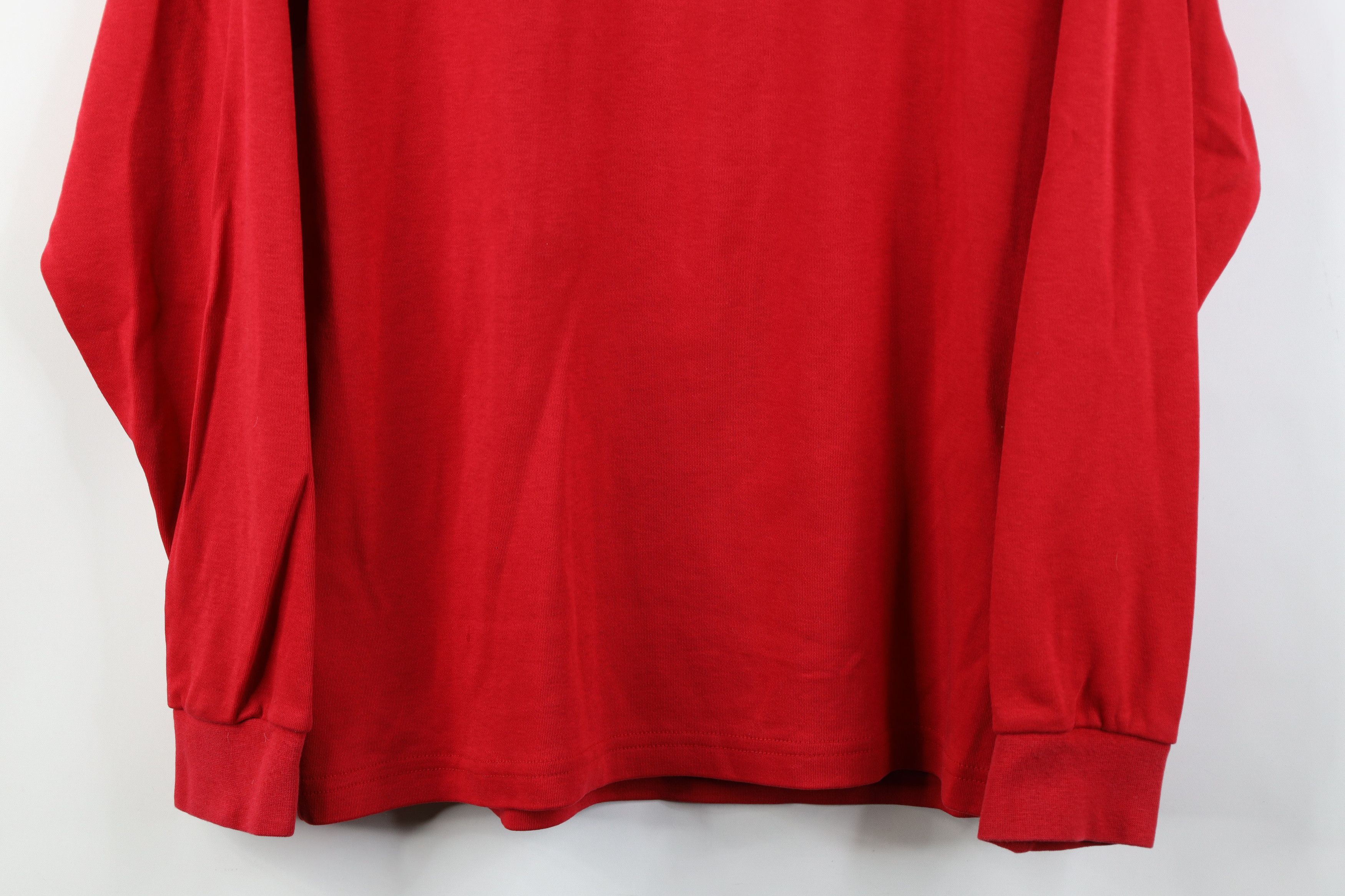 Harley Davidson Vintage 90s Harley Davidson Spell Turtleneck T-Shirt Red USA Size US S / EU 44-46 / 1 - 3 Thumbnail