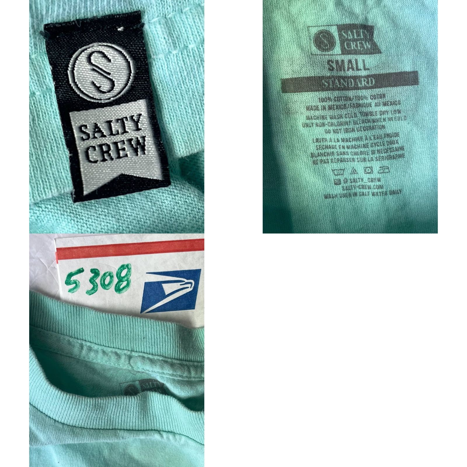 Vintage Salty Crew Shirt Long Sleeve Blue S Men Small Size Fish See Pics Size US S / EU 44-46 / 1 - 8 Thumbnail