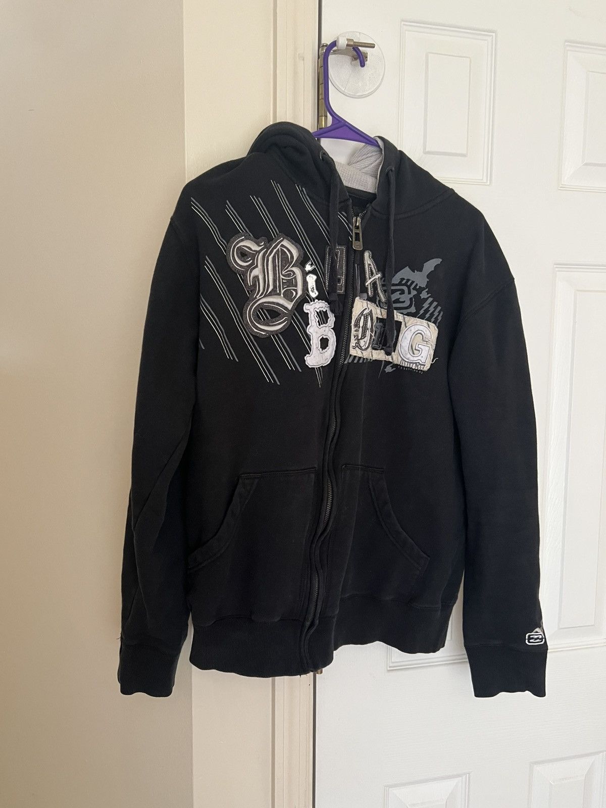Billabong Billabong Vintage Embroidered Logo Y2K Hoodie Sz L Size US L / EU 52-54 / 3 - 1 Thumbnail