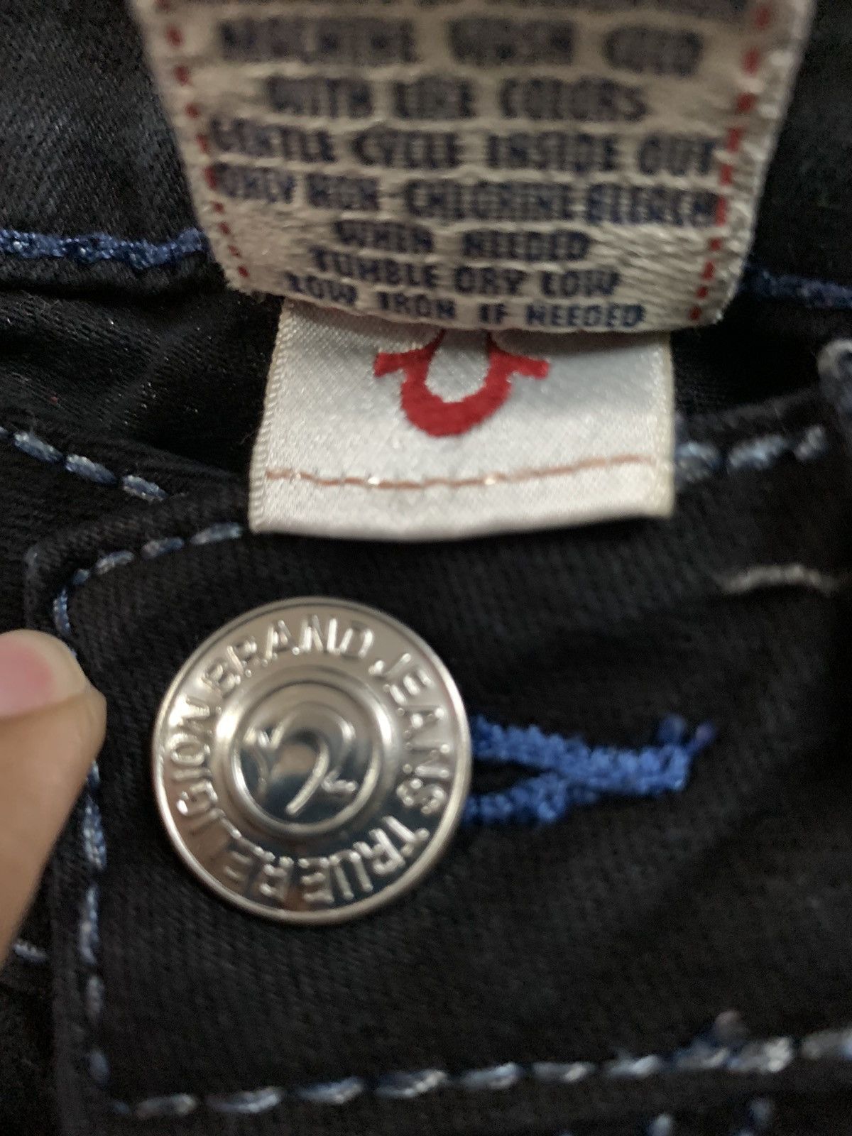 True Religion Made In USA True Religion Low Rise Jeans Like New Size US 27 - 22 Thumbnail