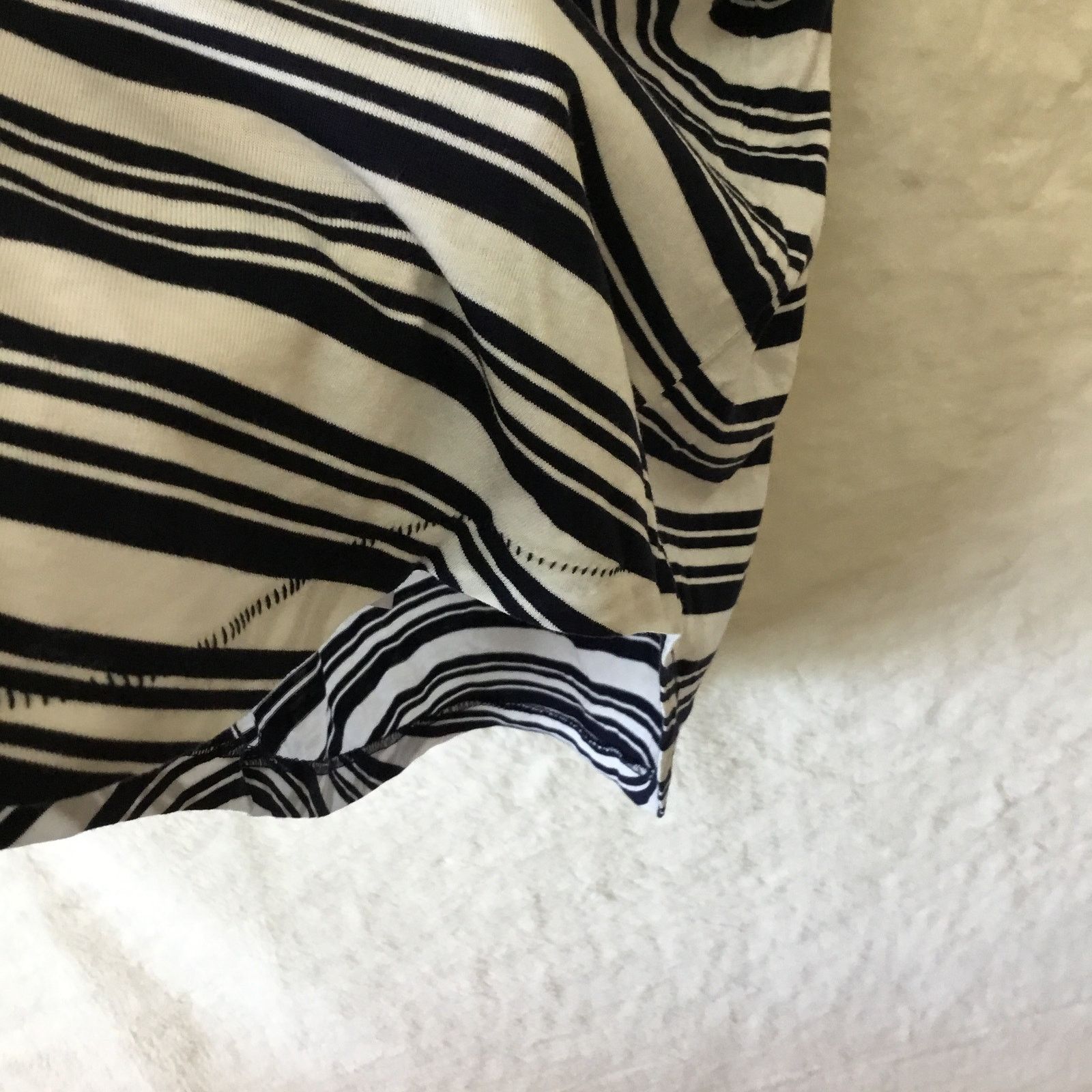 Gap GAP Navy and White Luxe Stripe Tank Size S / US 4 / IT 40 - 12 Thumbnail