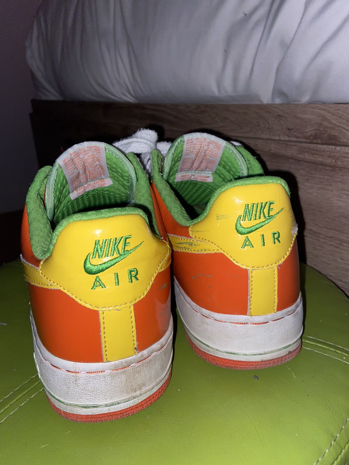 Nike Nike af1 Citrus 2006 Size US 10.5 / EU 43-44 - 5 Thumbnail