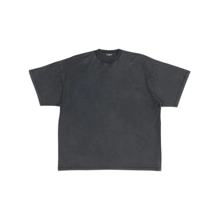 Balenciaga Balenciaga FW22 Loose Fit Black T-Shirt 0079 Size US L / EU 52-54 / 3 - 1 Thumbnail