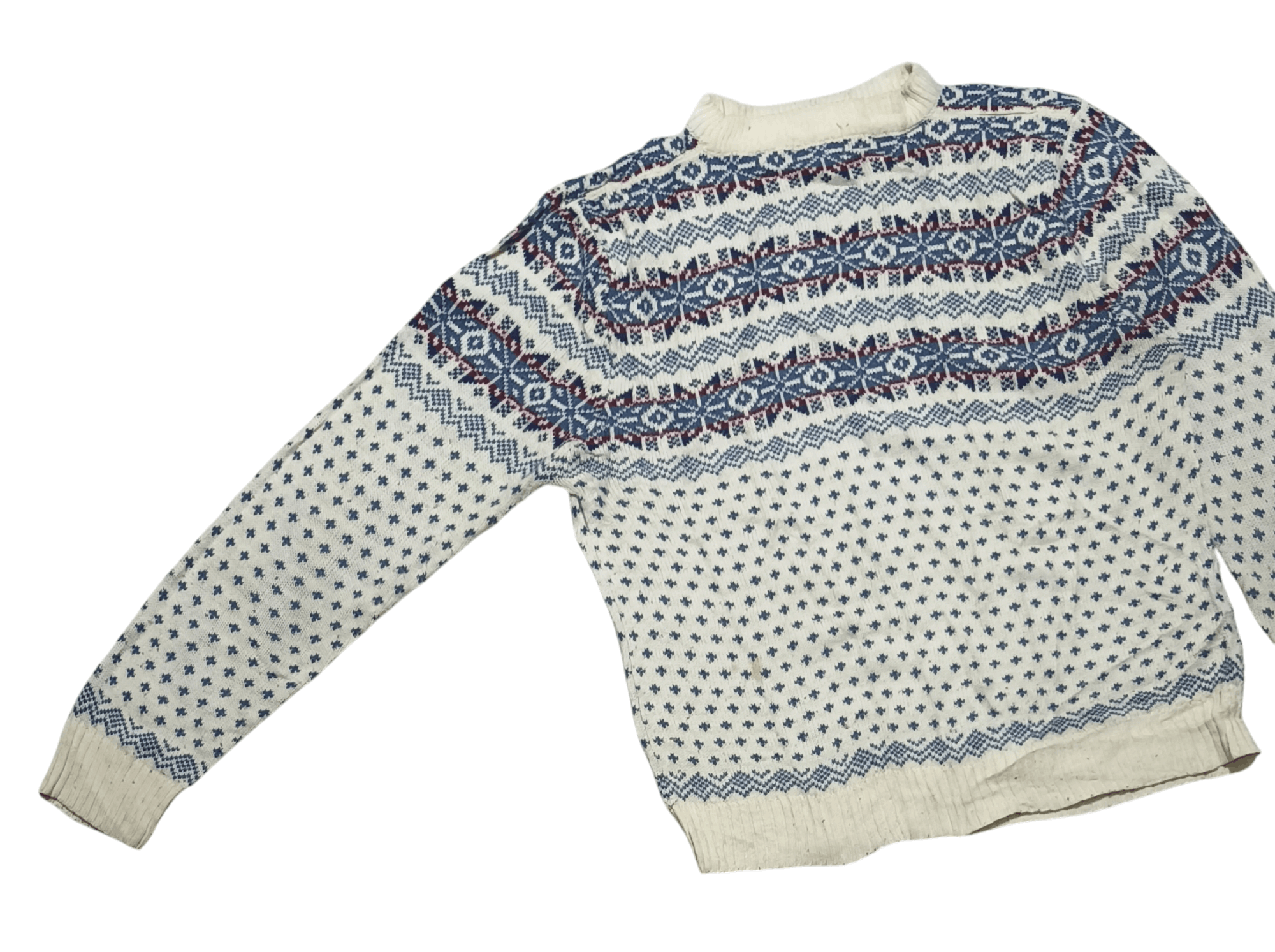 Other Vintage 80s ASTOR ONE Ethnic Striped Motifs Knit Sweater Size US XL / EU 56 / 4 - 3 Thumbnail