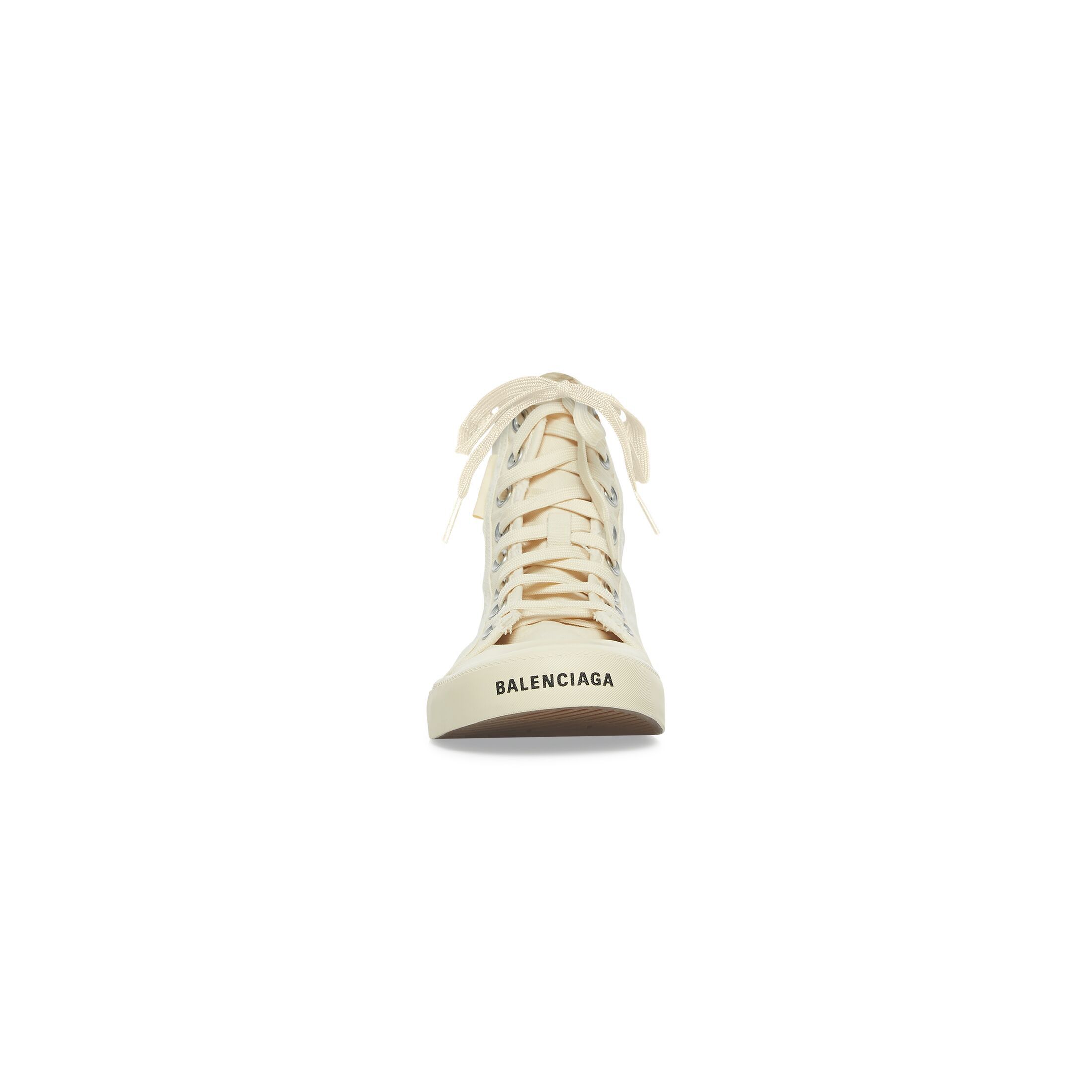Balenciaga o1s1rm0525 Paris High Top Sneakers in White Size US 12 / EU 45 - 3 Thumbnail