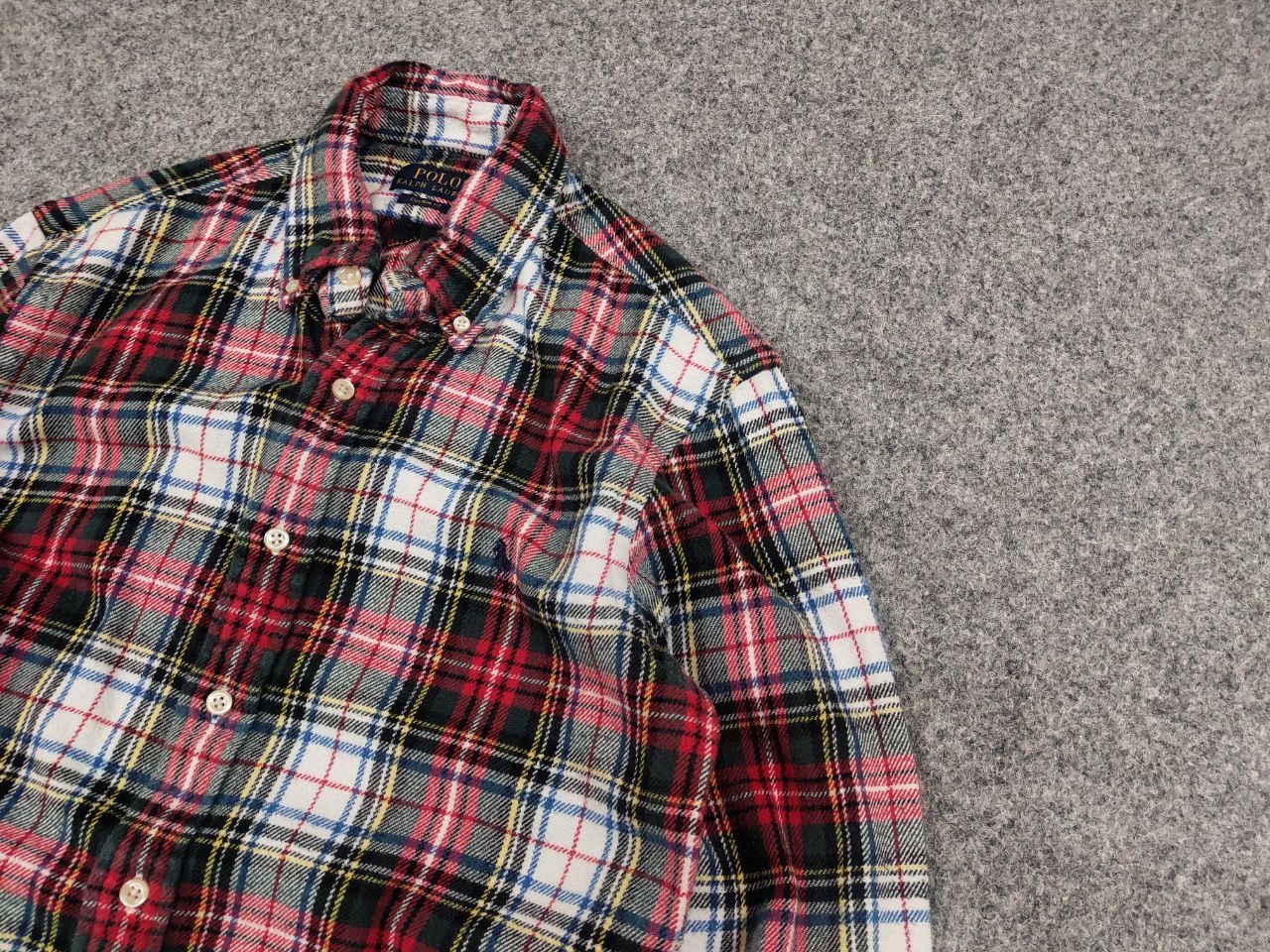 Flannel Vintage Polo Ralph Lauren Flannel Shirt Y2K Style Custom fit Size US S / EU 44-46 / 1 - 5 Thumbnail