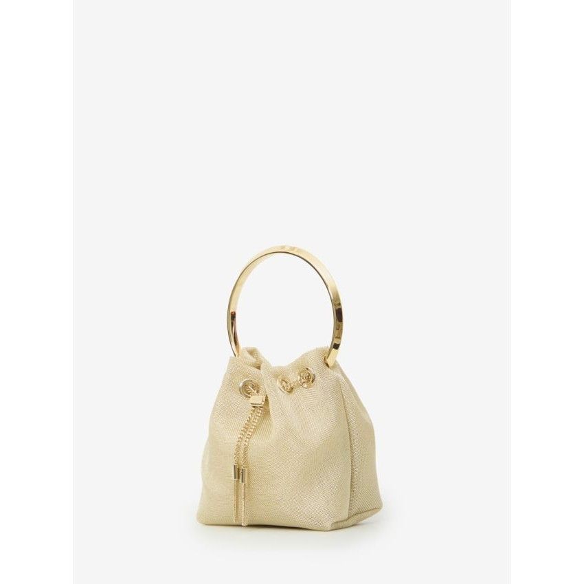 Jimmy Choo JIMMY CHOO Champagne Mesh Bon Bon Bag New & Authentic Size ONE SIZE - 2 Thumbnail