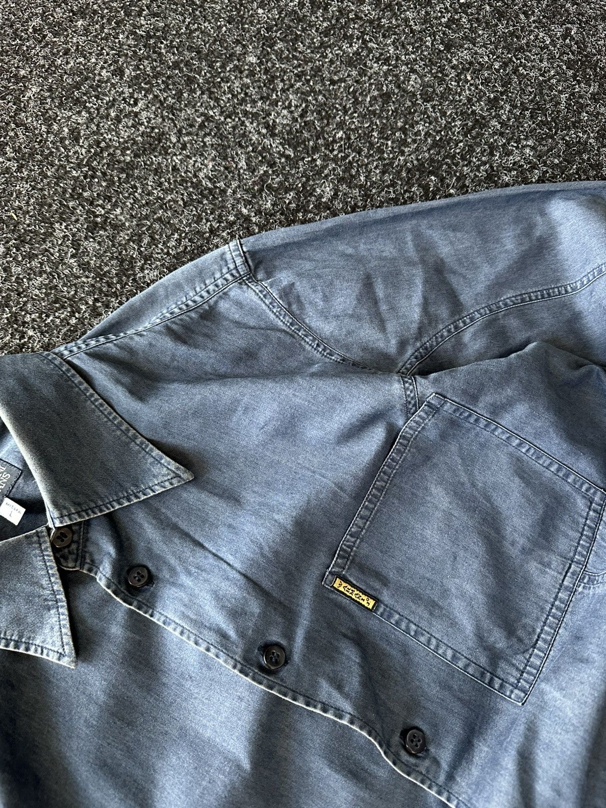 Armani × Vintage RARE🚨 ARMANI JEANS VINTAGE SHIRT LUXURY BUTTON UP 90s Size US L / EU 52-54 / 3 - 4 Thumbnail