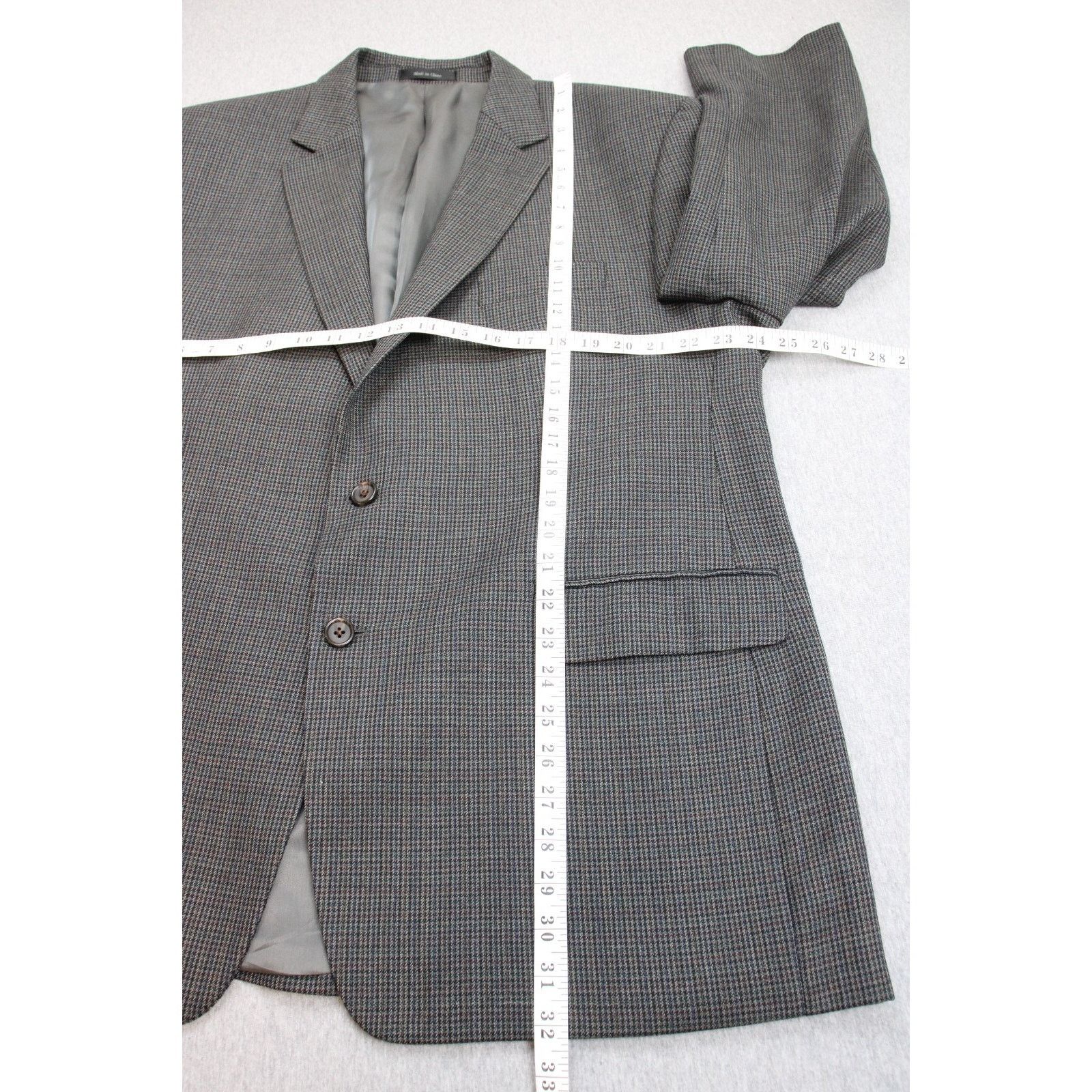Lauren Ralph Lauren Lauren Ralph Lauren Blazer Men Size 48R Houndstooth100% Wool Size 48R - 9 Thumbnail