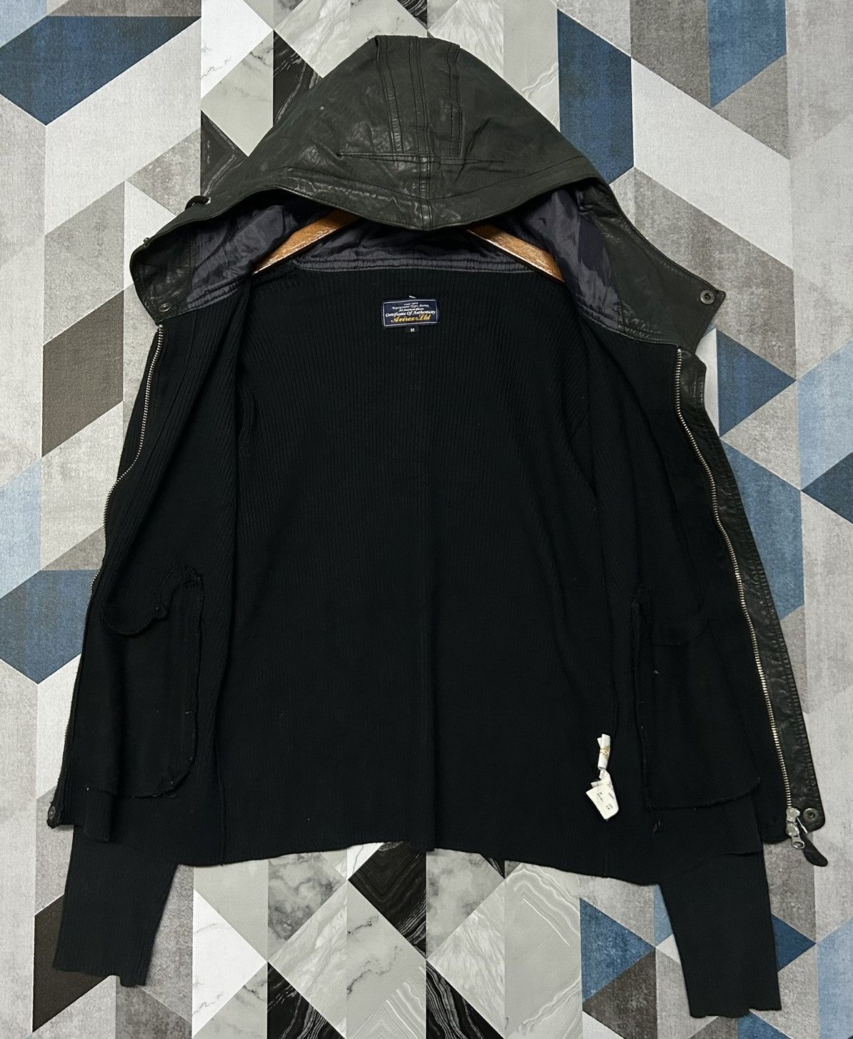 Avirex 🔥🔥🔥AVIREX Zipper Jacket Hoodie Leather Size US M / EU 48-50 / 2 - 7 Thumbnail