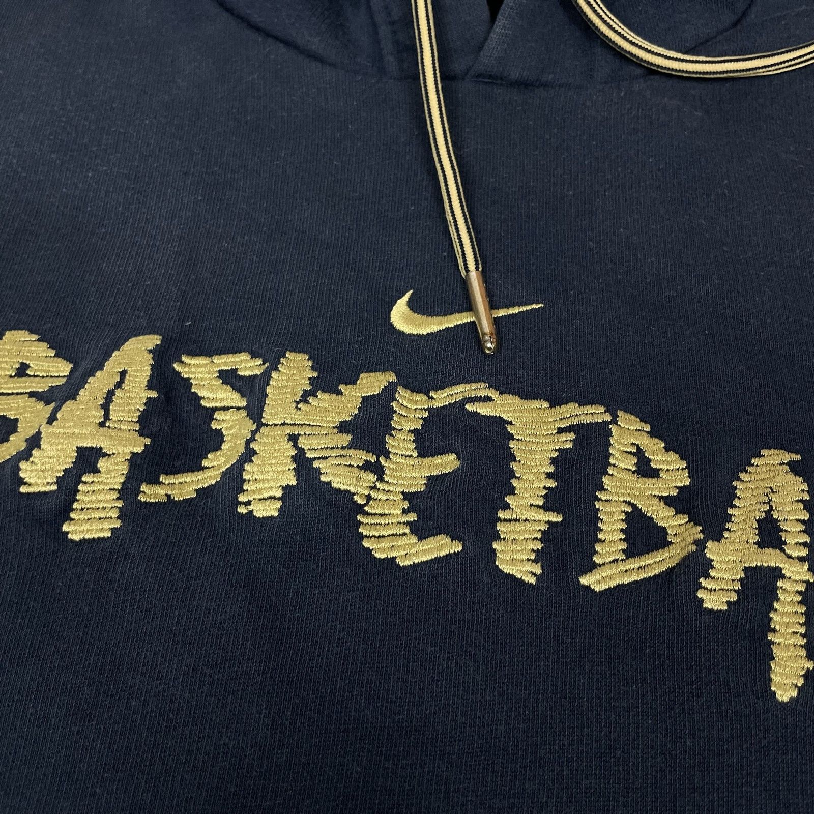 Nike × Vintage Nike Adults Navy Cotton Pullover Basketball Sports Hoodie S Size US S / EU 44-46 / 1 - 3 Thumbnail