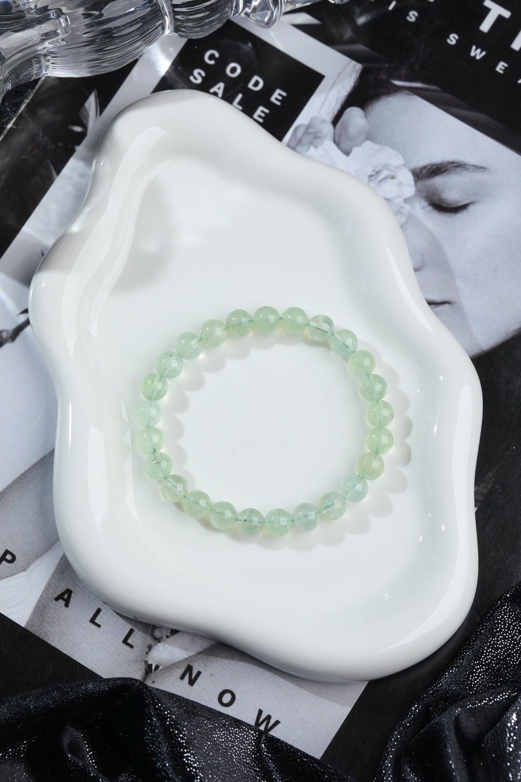 Other Peaceful Prehnite Bracelet Size ONE SIZE - 3 Thumbnail