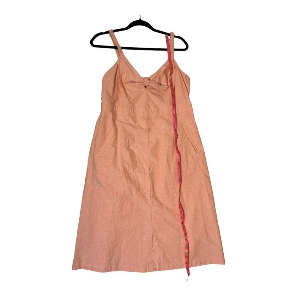 Lulus Lulus Ain't No Other Coral Chambray Dress XL Size XL / US 12-14 / IT 48-50 - 5 Thumbnail