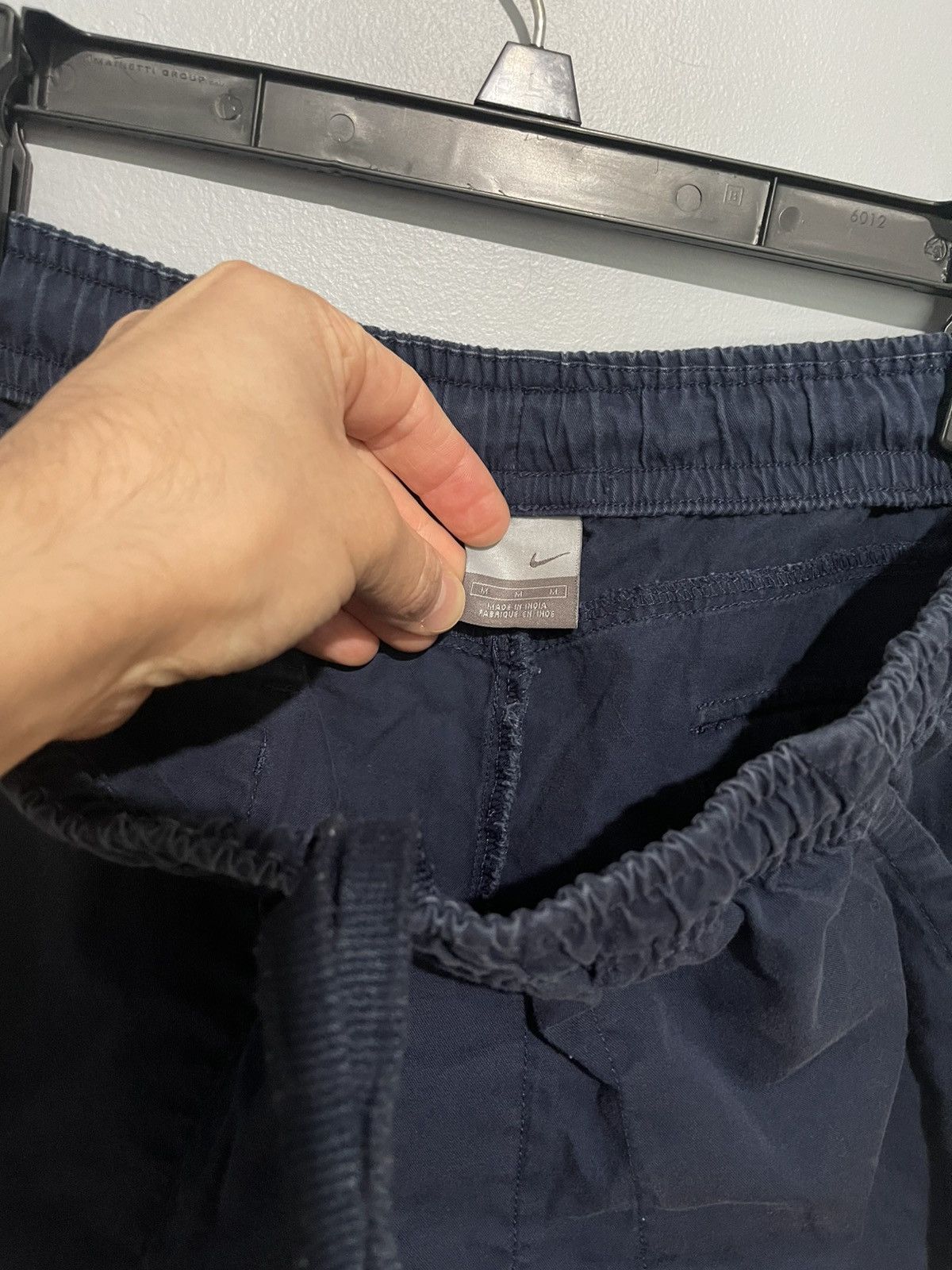 Nike VTG Nike Shorts Men’s Grey Tag Sz M Navy Zip Pocket Size US 28 / EU 44 - 6 Thumbnail