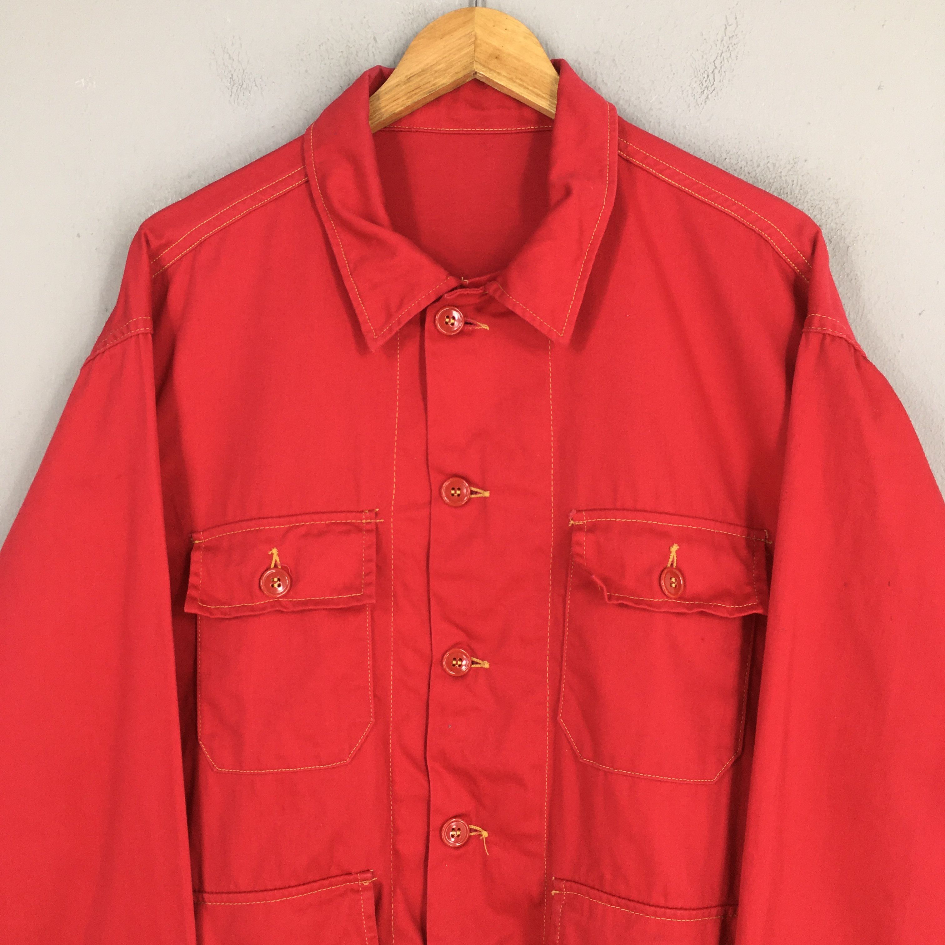 Sears Vintage 1950's Jc Higgins Sears Roebuck Hunting Jacket XL Size US XL / EU 56 / 4 - 2 Thumbnail