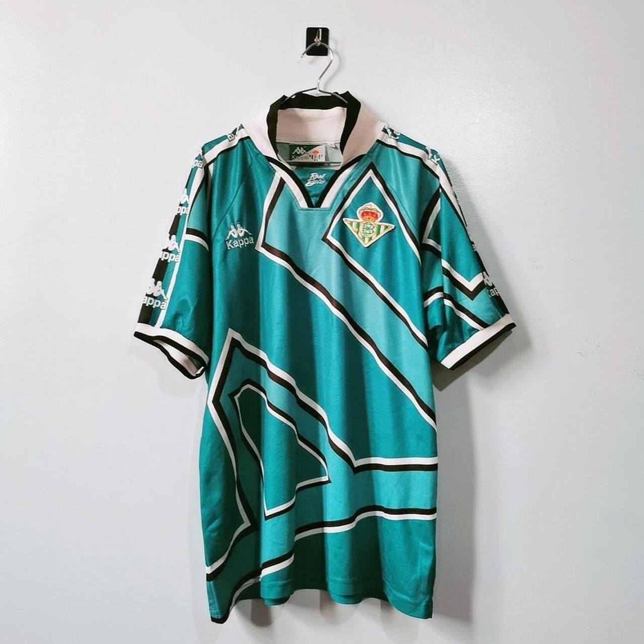 Kappa Real Betis Spain 1995 1996 1997 Away Shirt Jersey Size US XL / EU 56 / 4 - 1 Thumbnail