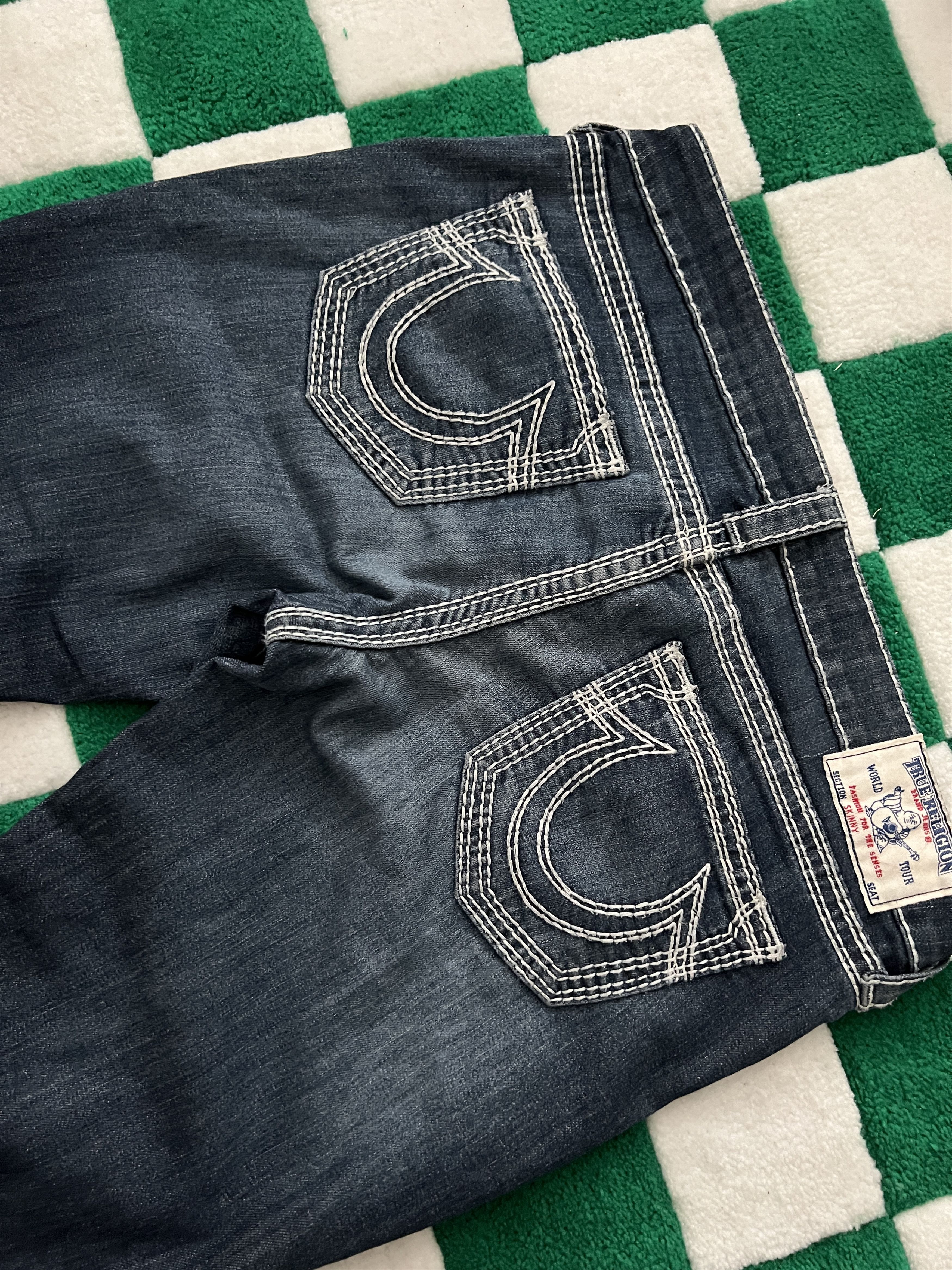 True Religion Vintage Y2K True Religion Skinny Slim Denim Jeans Size 30" / US 8 / IT 44 - 3 Thumbnail