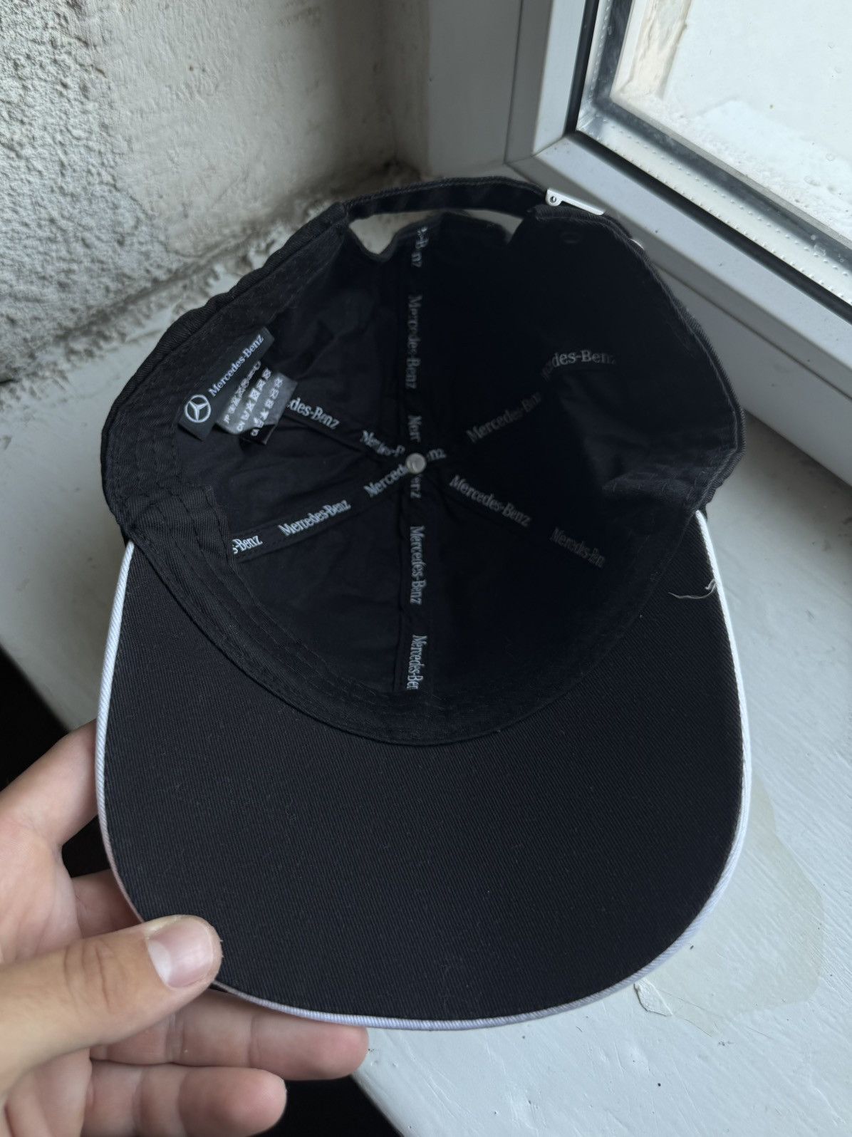 Mercedes-Benz Mercedes Benz vintage Racing Cap Black Rare Size ONE SIZE - 7 Thumbnail