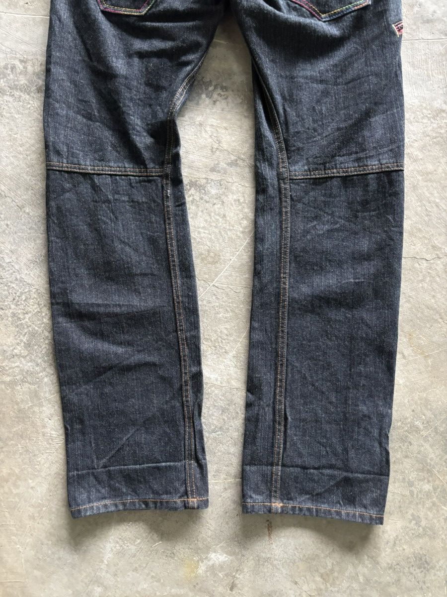 Hysteric Glamour Double waist dominated handcrafted jeans punk japanese jeans Size US 33 - 16 Thumbnail