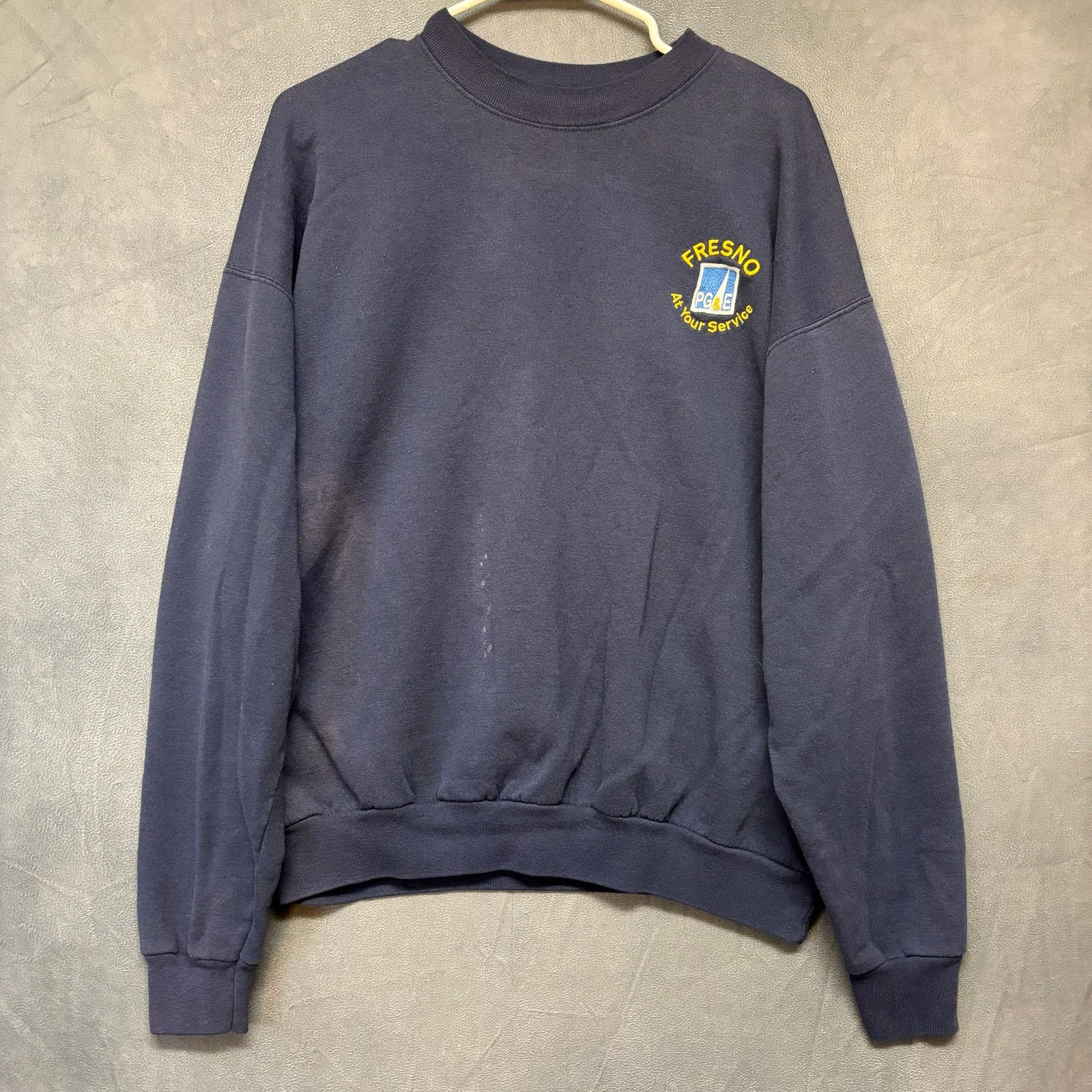 Hanes Vintage Hanes PG&E Crewneck Sweatshirt Mens XL Comfort Blend Size US XL / EU 56 / 4 - 1 Thumbnail