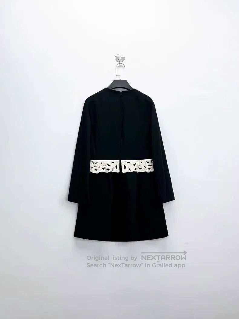 Valentino Valentino Black heavy stitched leather stud bead embroider Size S / US 4 / IT 40 - 2 Thumbnail