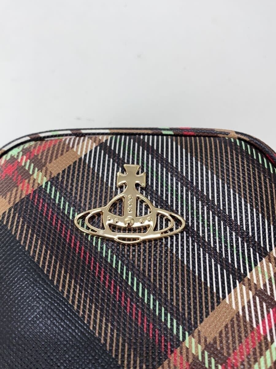 Vivienne Westwood Plaid Orb Vegan Leather Pouch Bag Size ONE SIZE - 5 Thumbnail