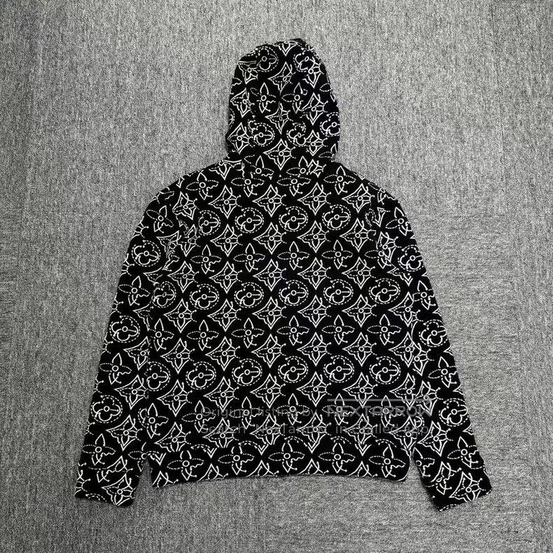 Louis Vuitton Louis Vuitton Nba brand old flower hooded jacket Size US M / EU 48-50 / 2 - 2 Thumbnail