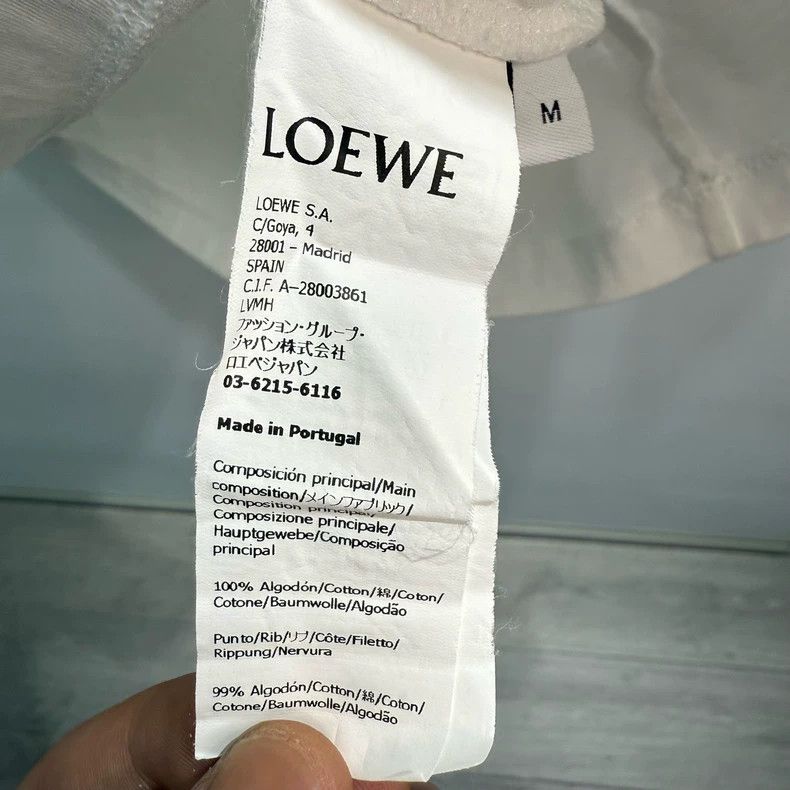 Loewe LOEWE Plain plain weave knit short sleeve Size M / US 6-8 / IT 42-44 - 6 Thumbnail