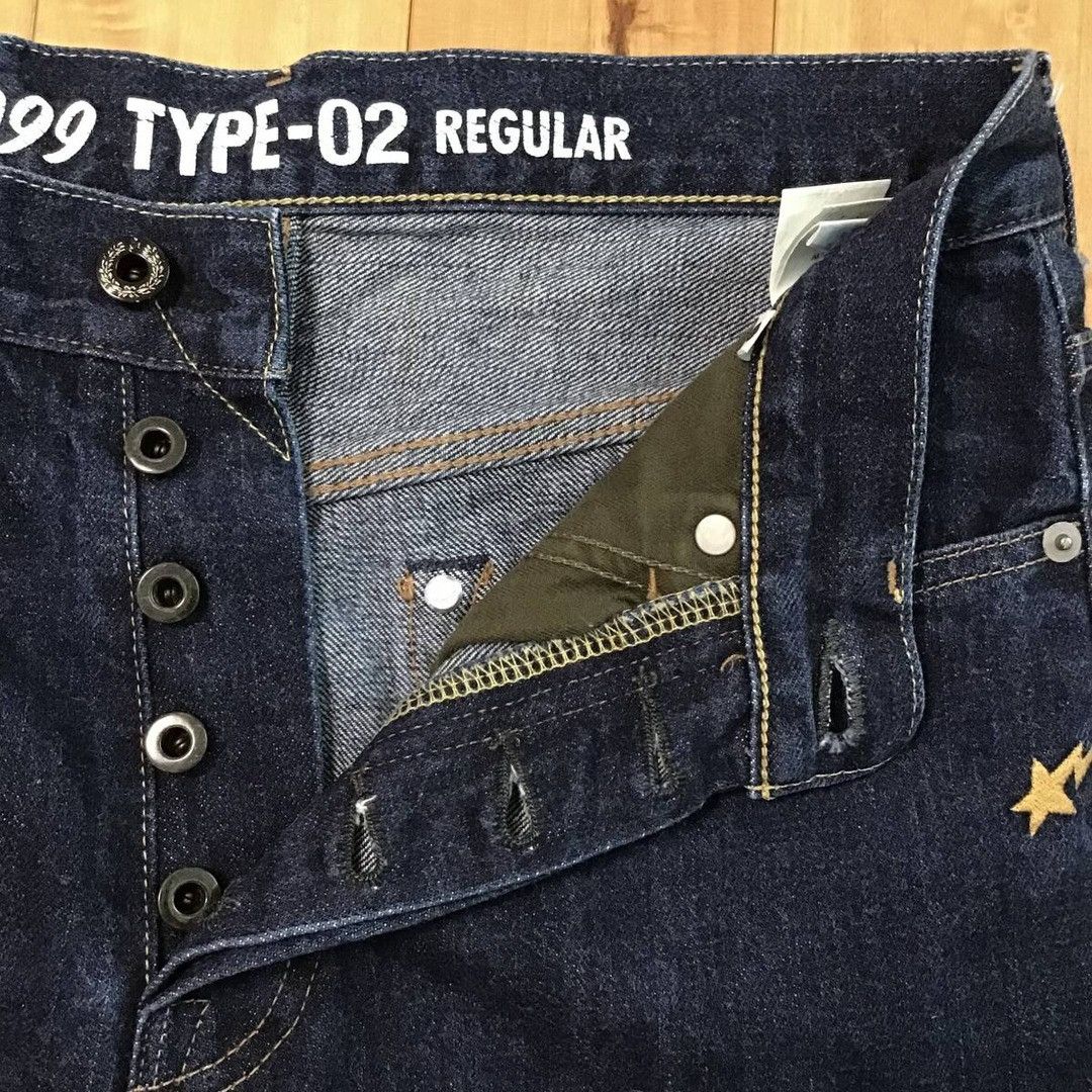 Bape BAPE STA APE HEAD Denim Pants a bathing ape star ★size S Size US 30 / EU 46 - 8 Thumbnail