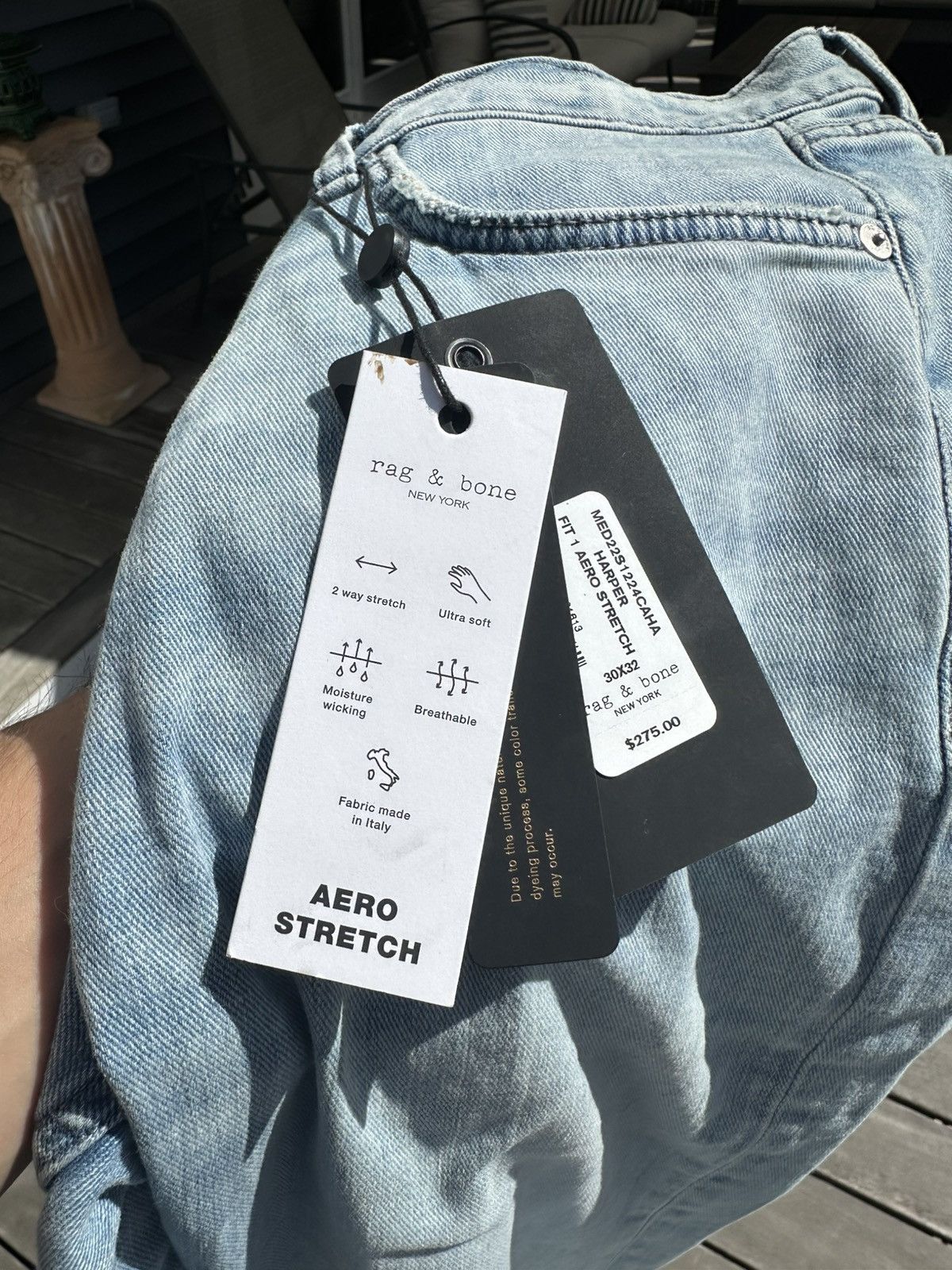 Rag & Bone Rag & Bone Fit 1 Aero Stretch Denim Size US 30 / EU 46 - 4 Thumbnail